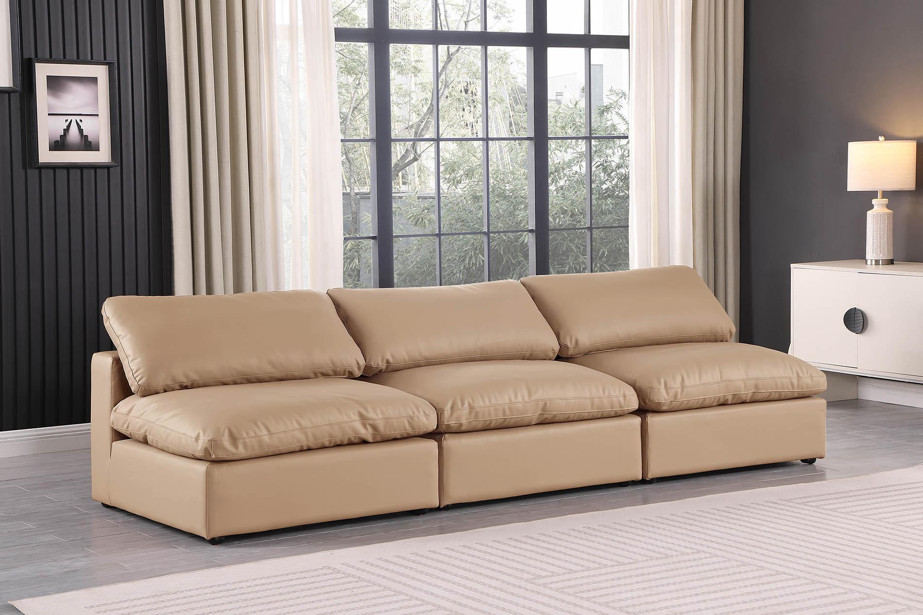 

    
Tan Vegan Leather Modular Sofa COMFY 188Tan-S117 Meridian Contemporary
