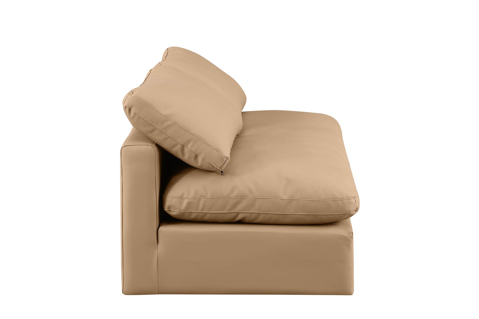

        
Meridian Furniture INDULGE 146Tan-S2 Modular Sofa Tan Faux Leather 094308315461
