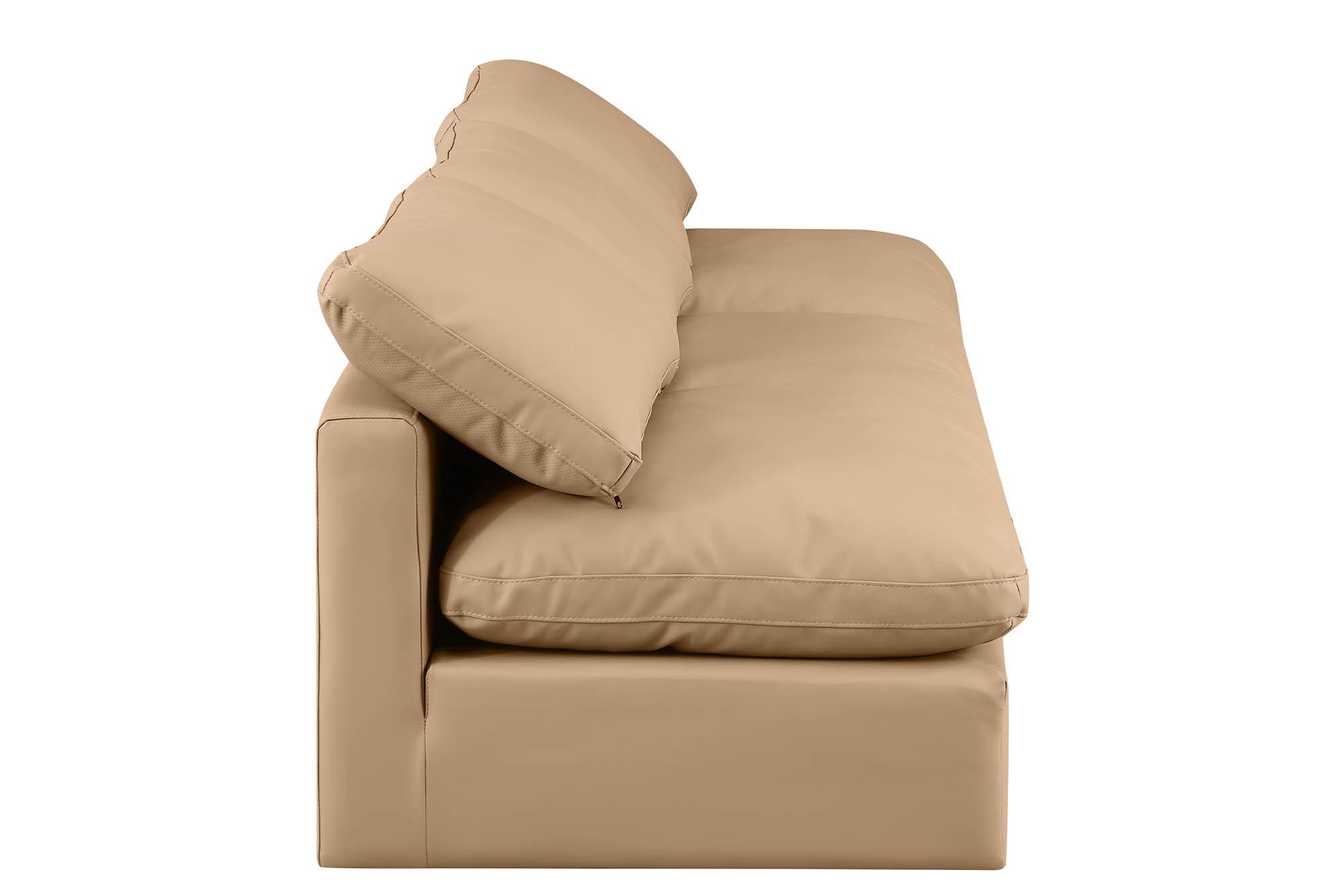 

        
Meridian Furniture INDULGE 146Tan-S3 Modular Sofa Tan Faux Leather 094308315485
