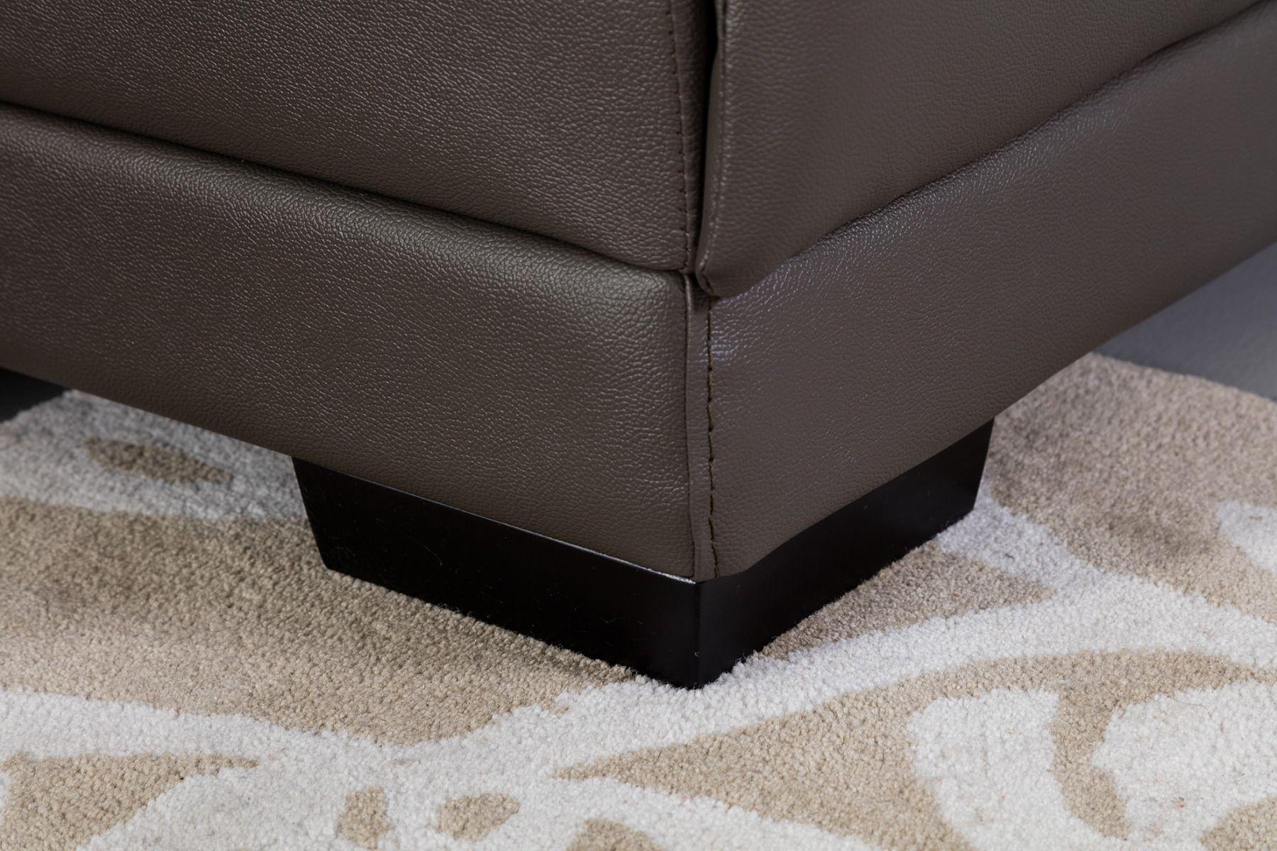 

                    
American Eagle Furniture EK-L046L-TPE Sectional Sofa Taupe Italian Leather Purchase 
