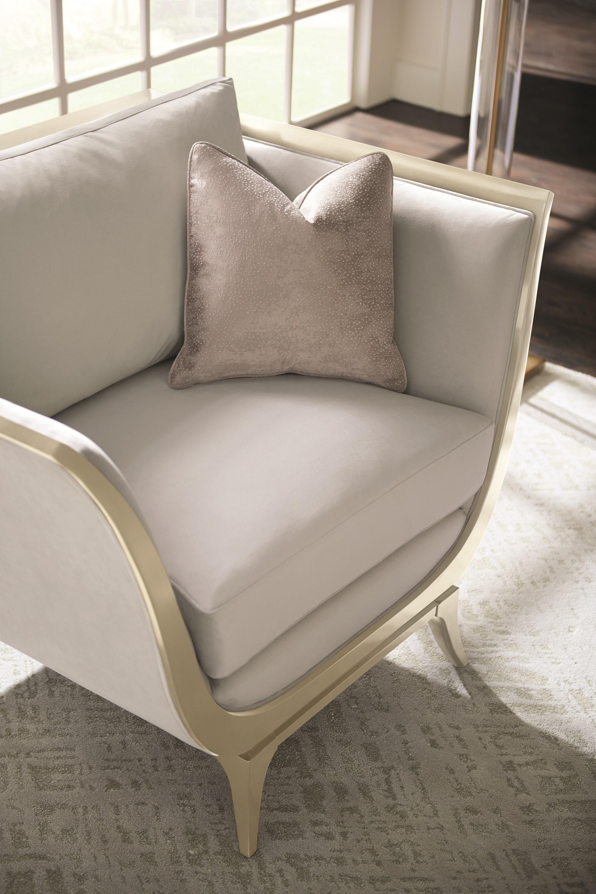 

        
Caracole LOVE A-FLAIR Accent Chair Taupe/Champagne Fabric 662896027518
