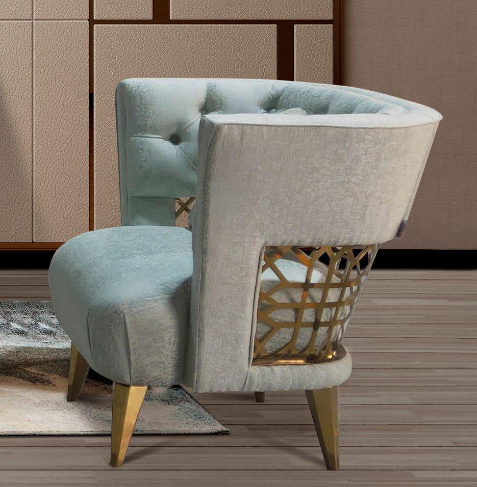 

        
Cosmos Furniture Naima Sofa and 2 Chairs Teal/Gold Velvet 810053743980
