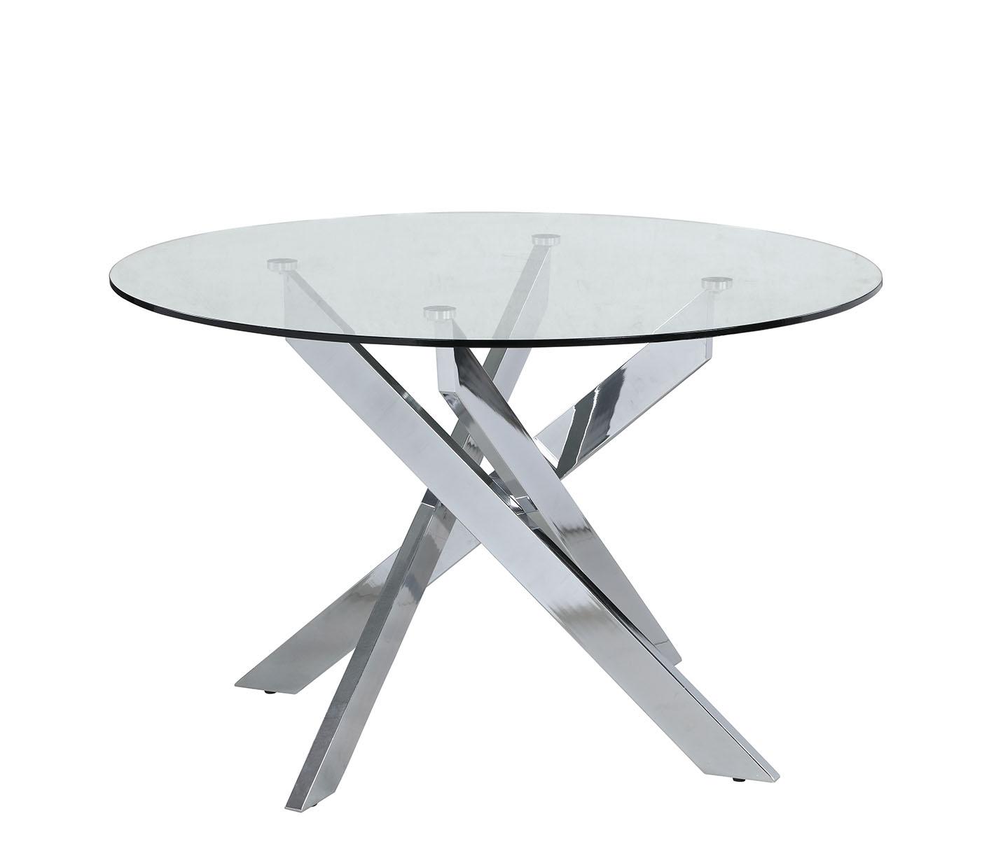 

    
Chintaly Imports Dusty Dining Table Clear DUSTY-DT
