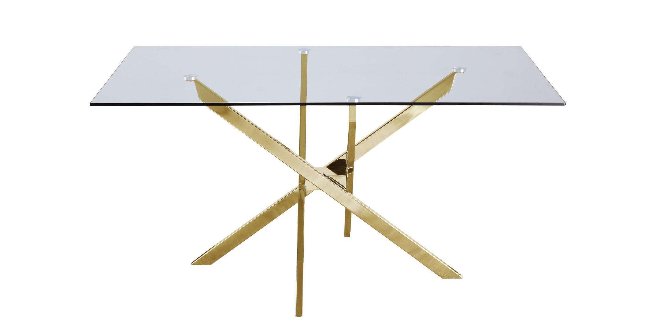 

    
Meridian Furniture XANDER 902-T Dining Table Gold 902-T
