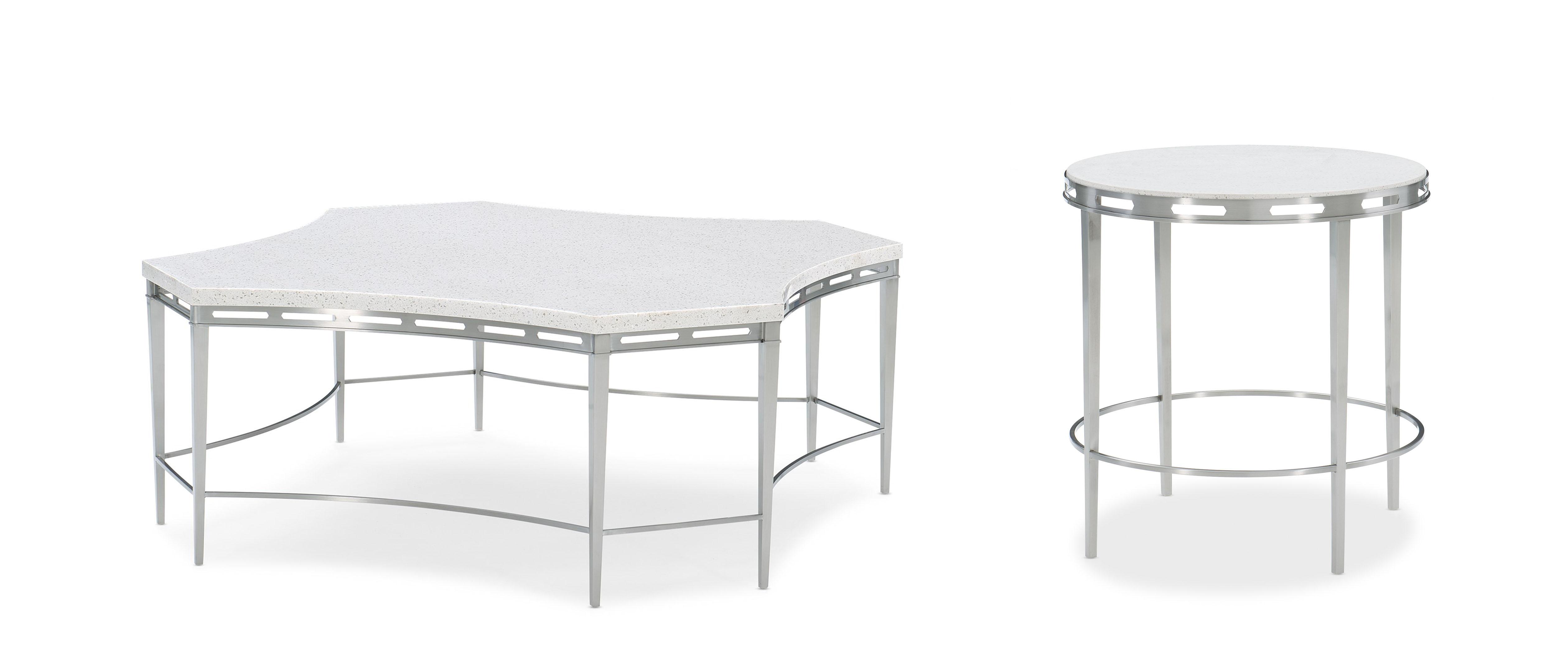 

    
Terrazzo Stone Top & Metal Frame Coffee Table Set 2Pcs WHAT'S THE SCOOP by Caracole
