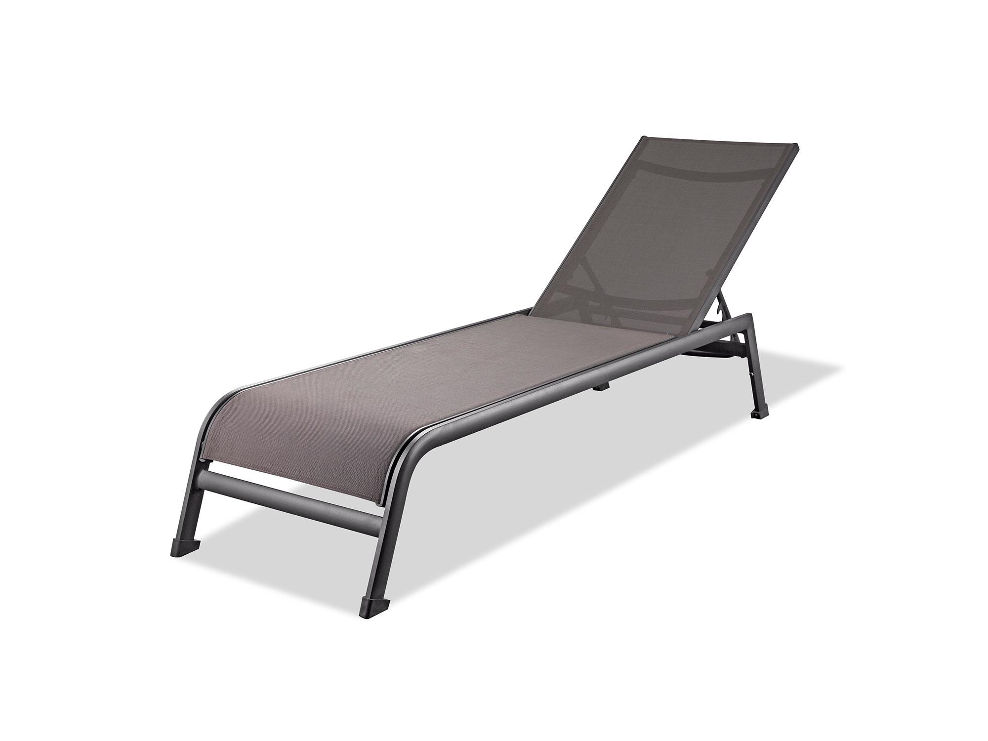 Modern Outdoor Chaise CL1568-TAU Sunset CL1568-TAU in Taupe 