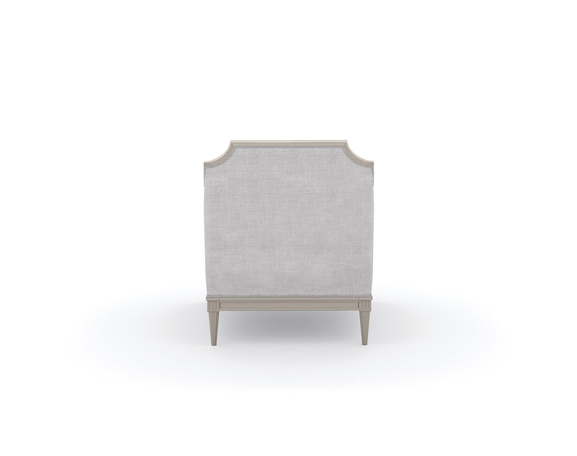 

        
Caracole FRAME OF REFERENCE Accent Chair Pearl Velvet 662896036657
