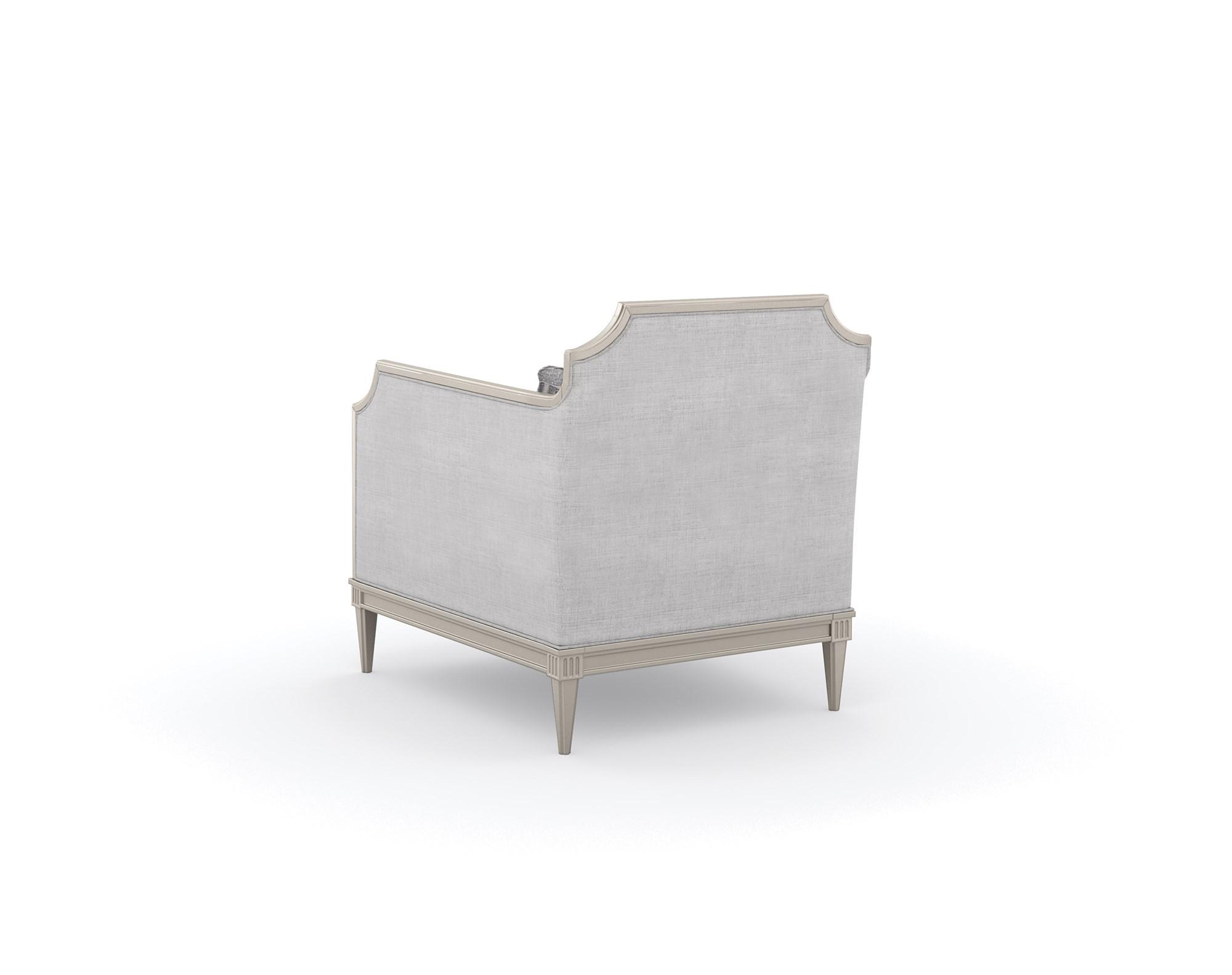 

        
Caracole FRAME OF REFERENCE Accent Chair Pearl Velvet 662896036657
