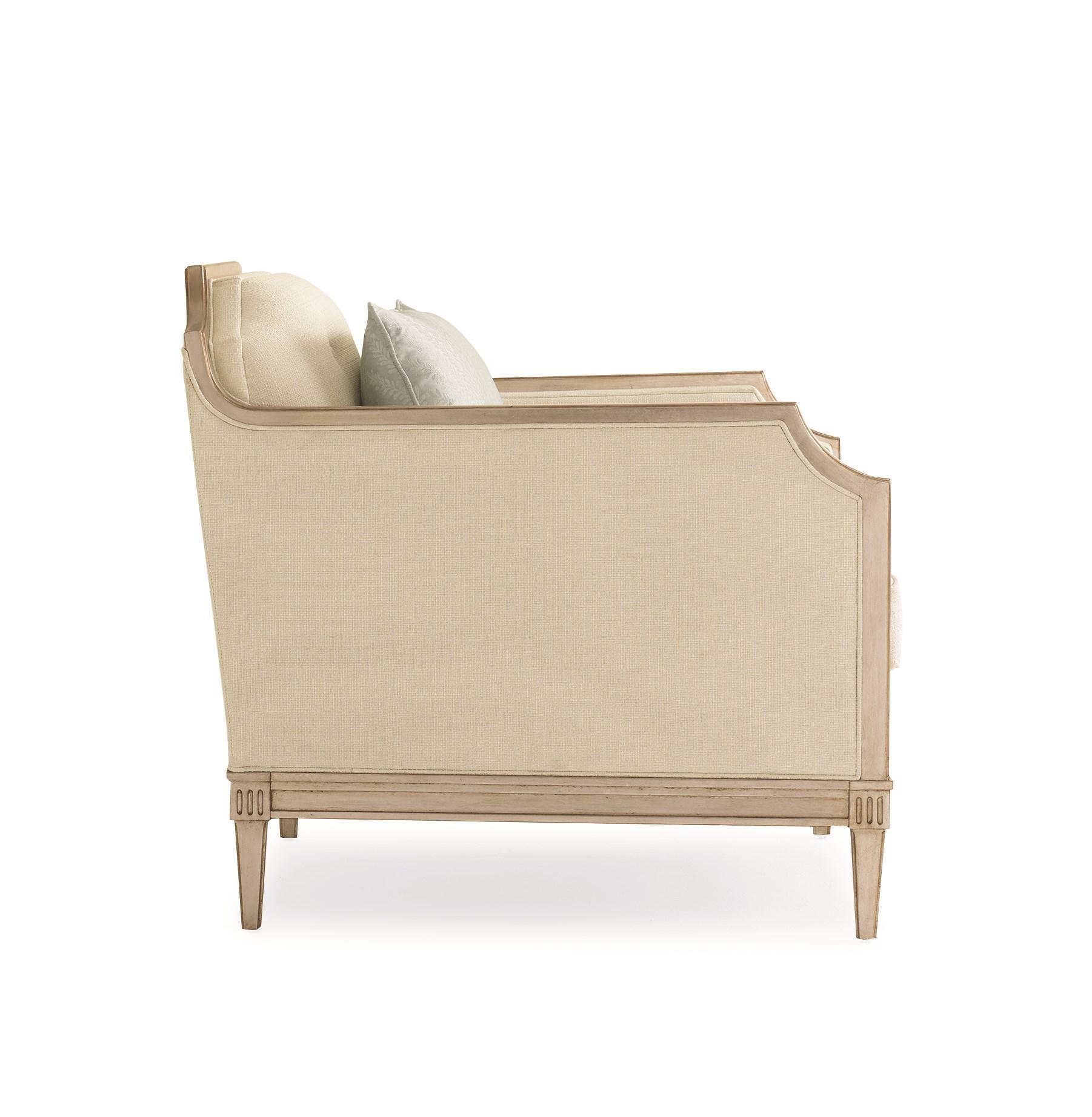 

        
Caracole FRAME OF REFERENCE Sofa and Chair Light Beige/Pearl Velvet 662896010138
