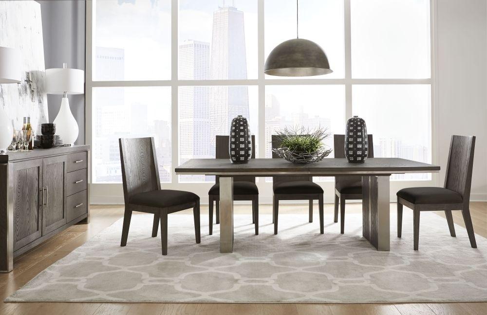 

    
 Order  Thunder Grey Finish Modern Extension Dining Table PLATA by Modus Furniture
