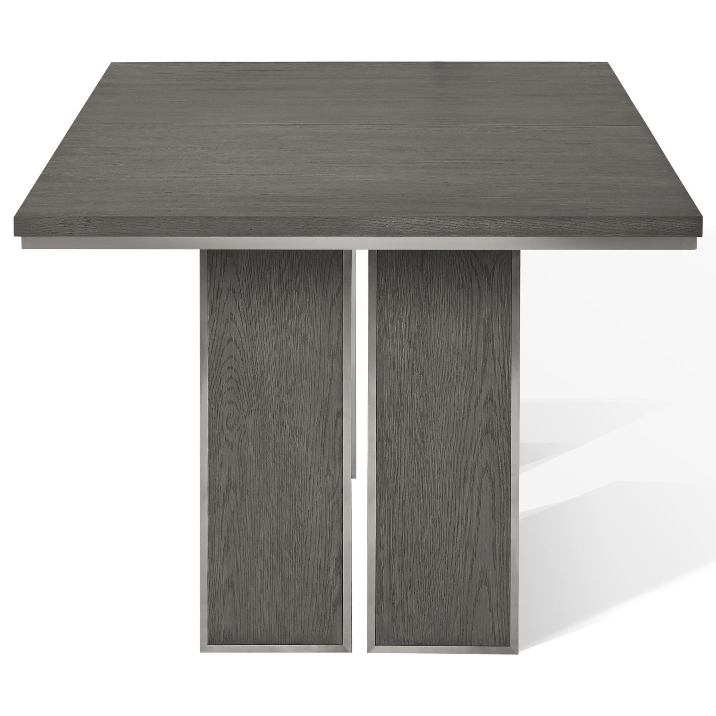 

    
6EL460-7PC Thunder Grey Finish Modern Extension Dining Table Set 7Pcs PLATA by Modus Furniture
