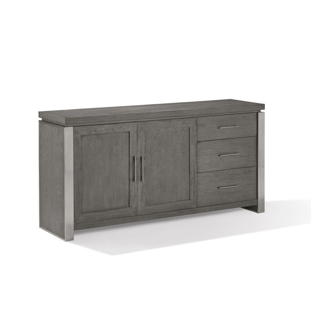 

    
Thunder Grey Finish Modern Sideboard PLATA by Modus Furniture
