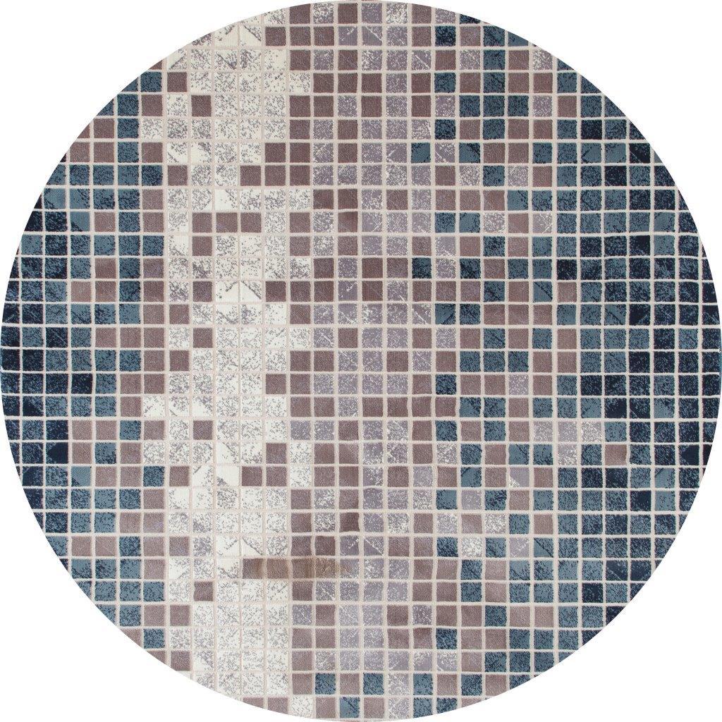 

    
Toledo Mosaic Aqua 5 ft. 3 in. Round Area Rug by Art Carpet

