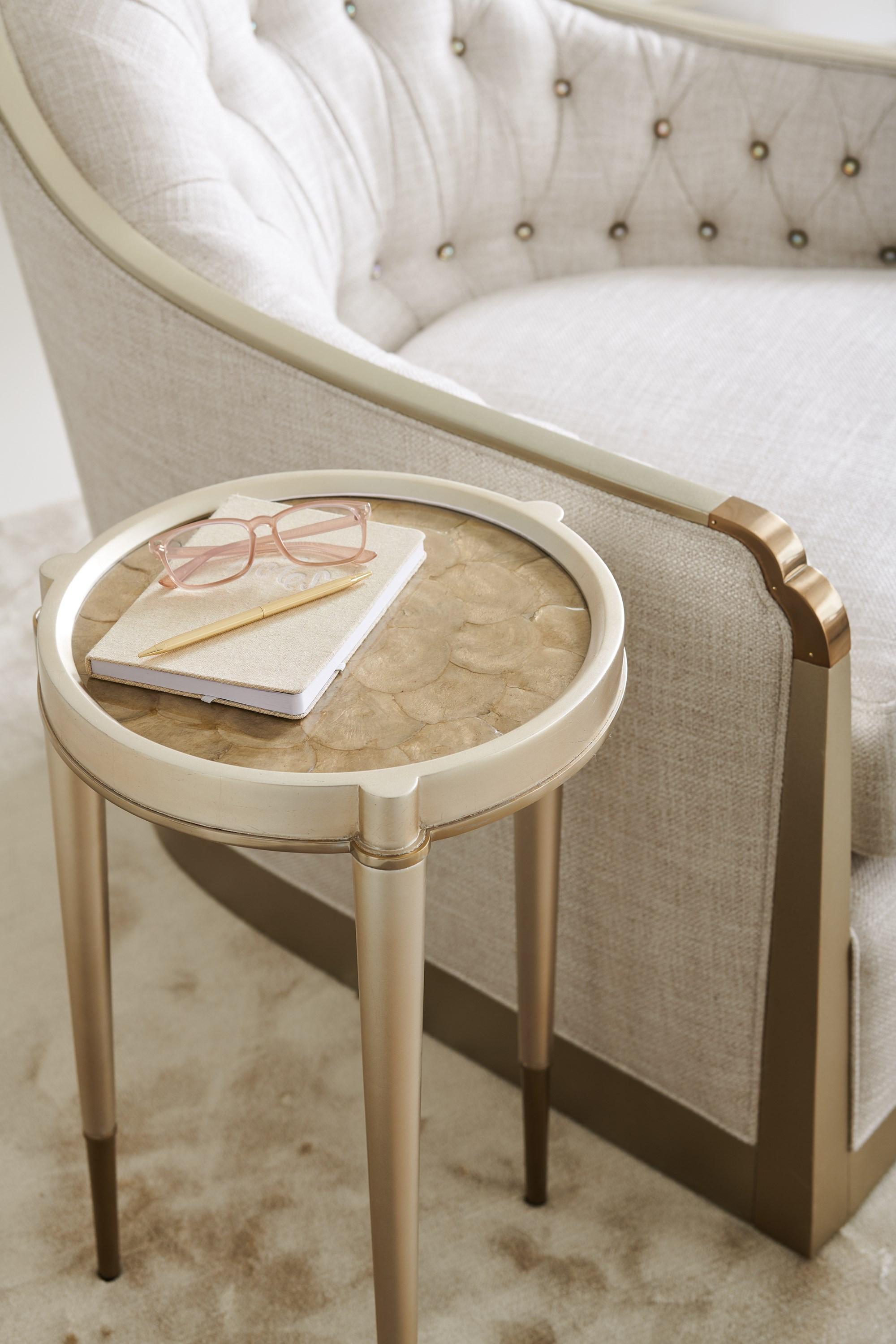 

        
Caracole SKINNY DIP End Table Metallic/Gold  662896016413
