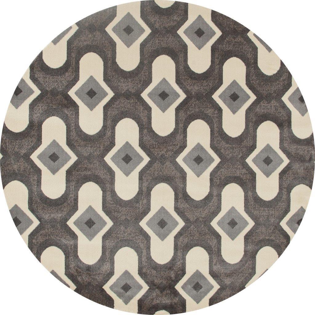 

    
Tracy Protector Mushroom Brown 5 ft. 3 in. Round Area Rug by Art Carpet
