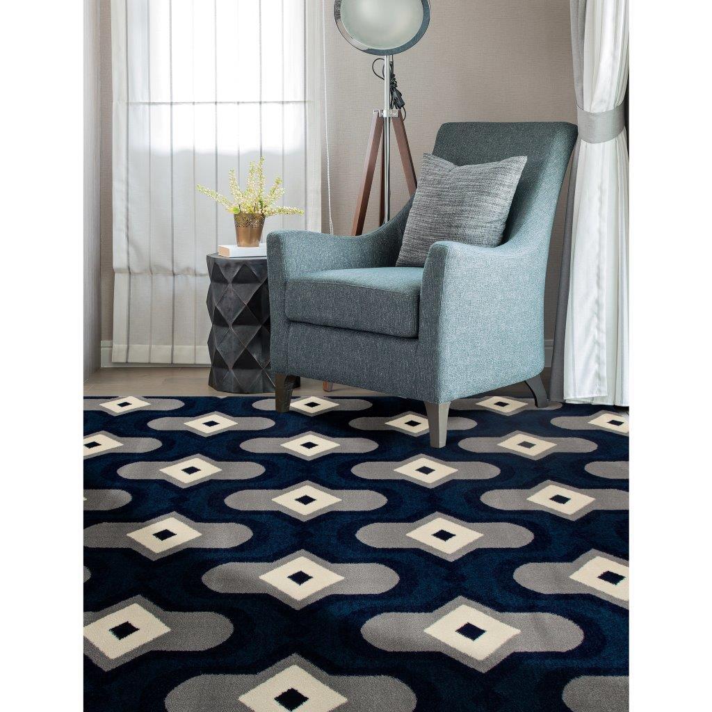 

    
Tracy Protector Peacock Blue 5 ft. 3 in. Round Area Rug by Art Carpet
