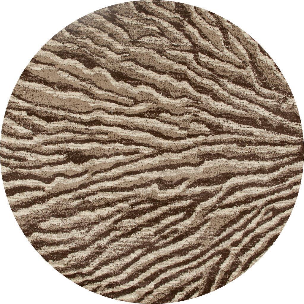 

    
Tracy Ripple Beige 5 ft. 3 in. Round Area Rug by Art Carpet
