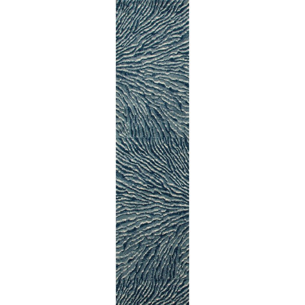 

    
Tracy Ripple Blue 2 ft. 2 in. x 8 ft. 2 in. Runner by Art Carpet
