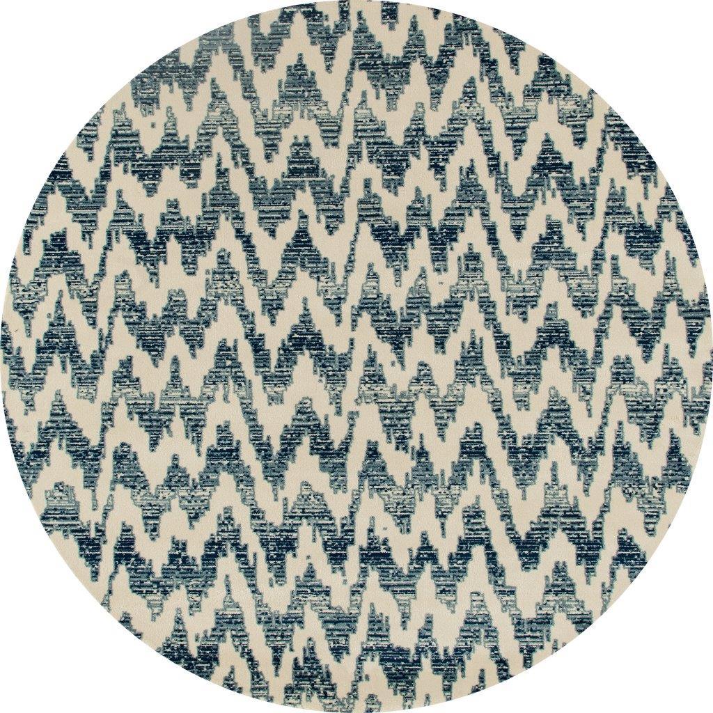 

    
Tracy Static Blue 5 ft. 3 in. Round Area Rug by Art Carpet
