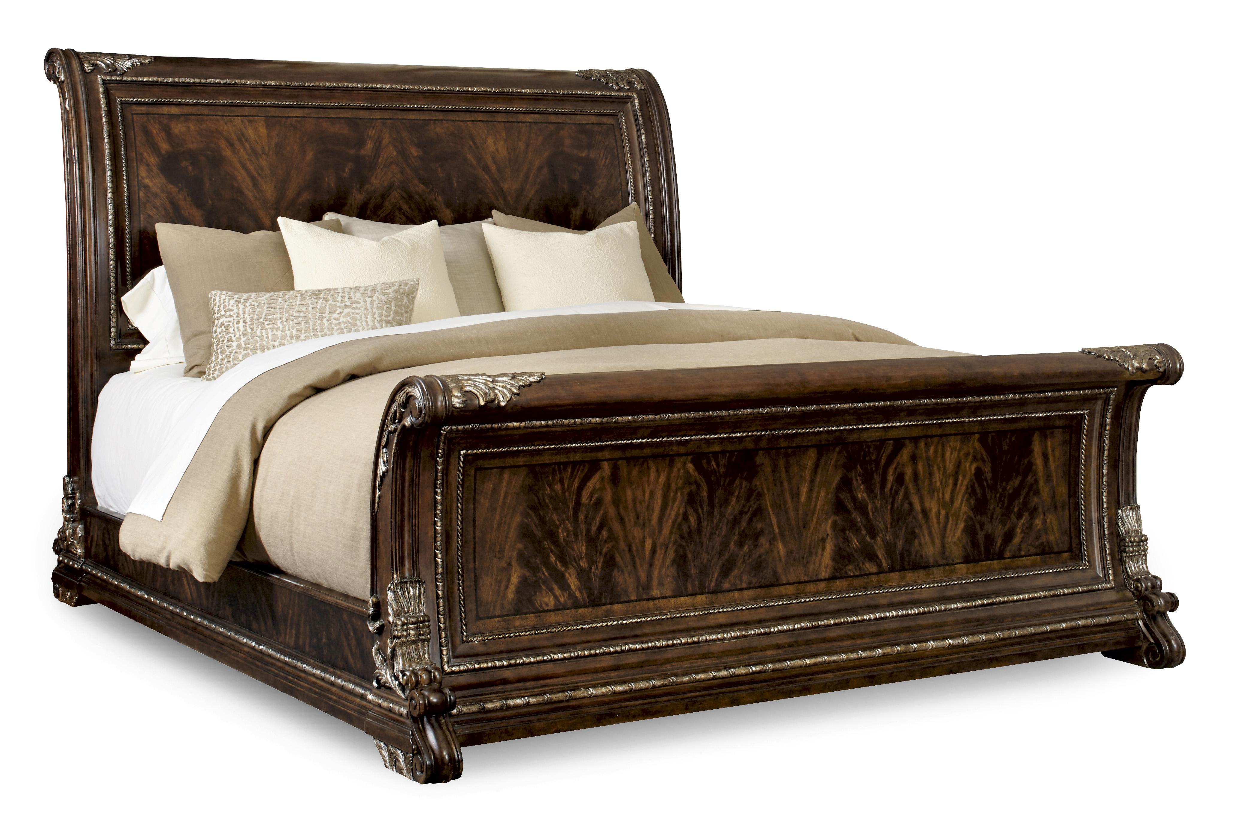 

    
Traditional 18th Century Cherry Wood Queen Sleigh Bed HD-80002
