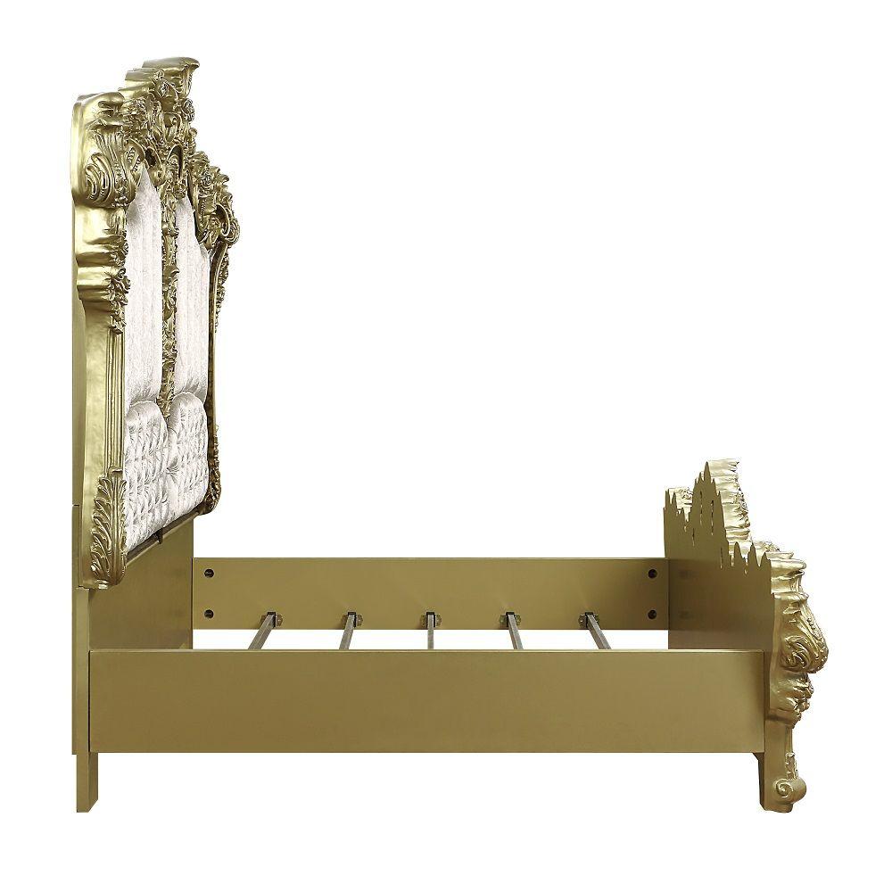 

                    
Acme Furniture Desiderius King Panel Bedroom Set 3PCS BD20001EK-3PCS Panel Bedroom Set Gold/Brown Fabric Purchase 
