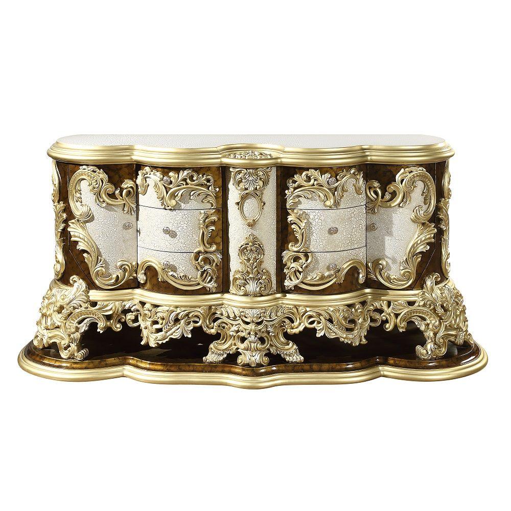 

                    
Buy Traditional Antique Gold/Brown Wood King Panel Bedroom Set 5PCS Acme Desiderius BD20001EK-5PCS
