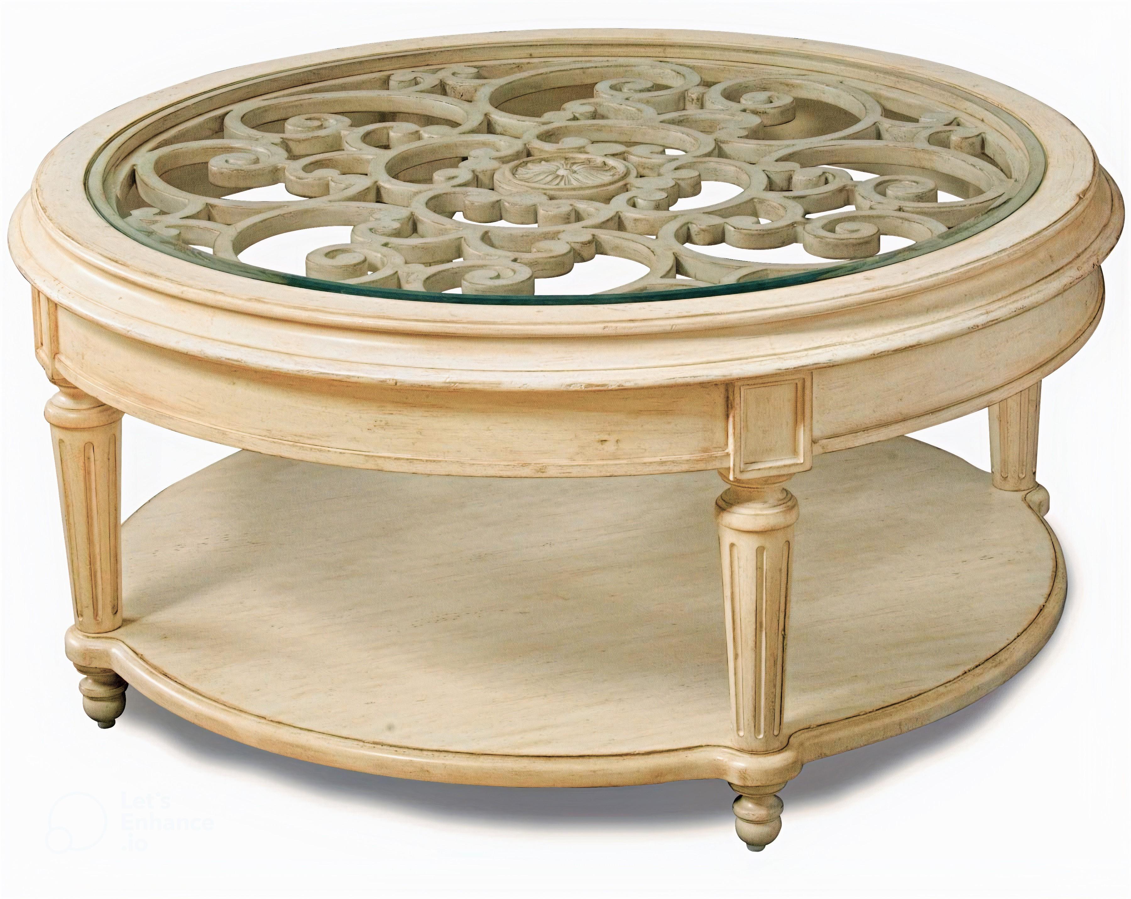 

    
Natural Finish Round Coffee Table by A.R.T. Furniture Provenance
