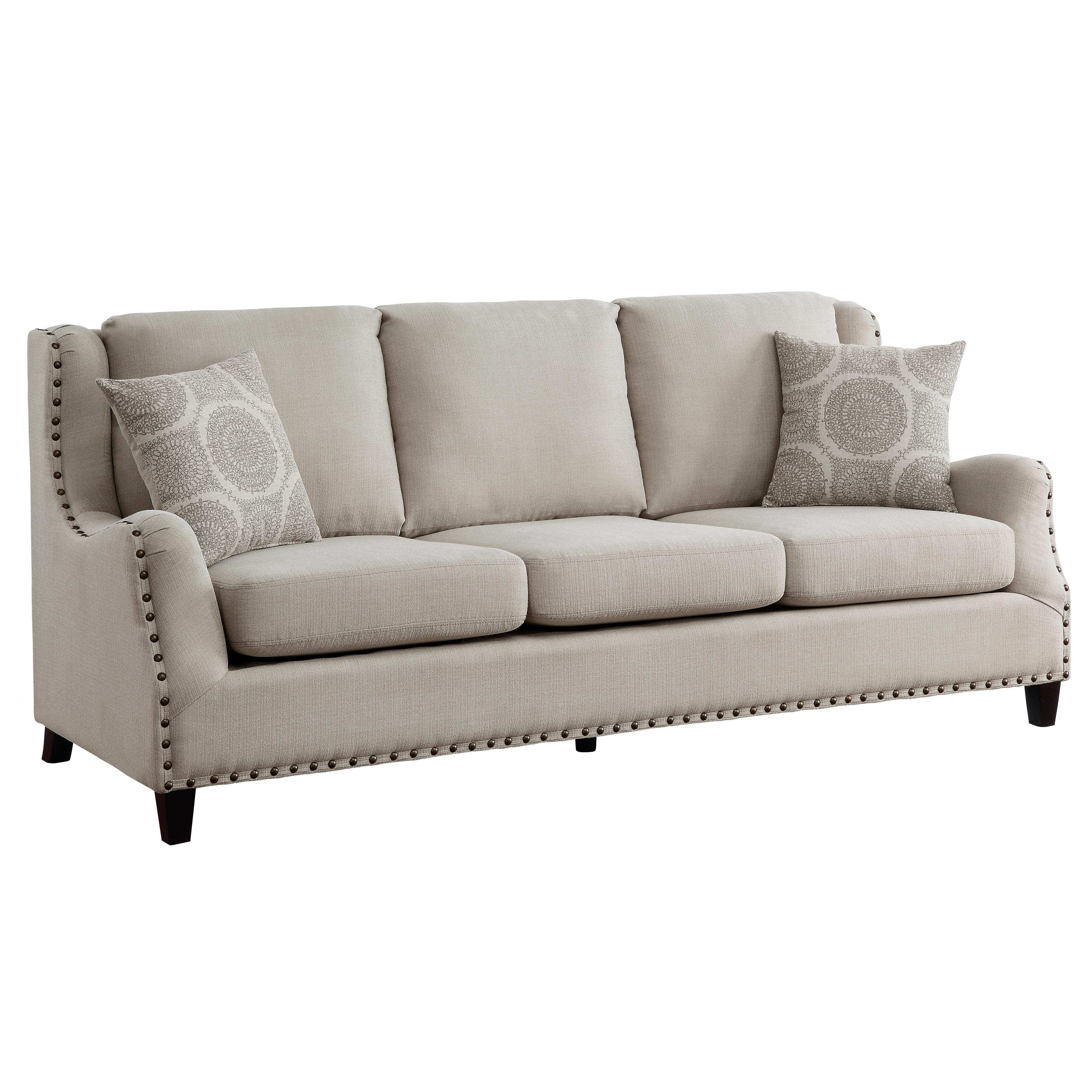 

    
Traditional Beige Textured Sofa Homelegance 9339BE-3 Halton
