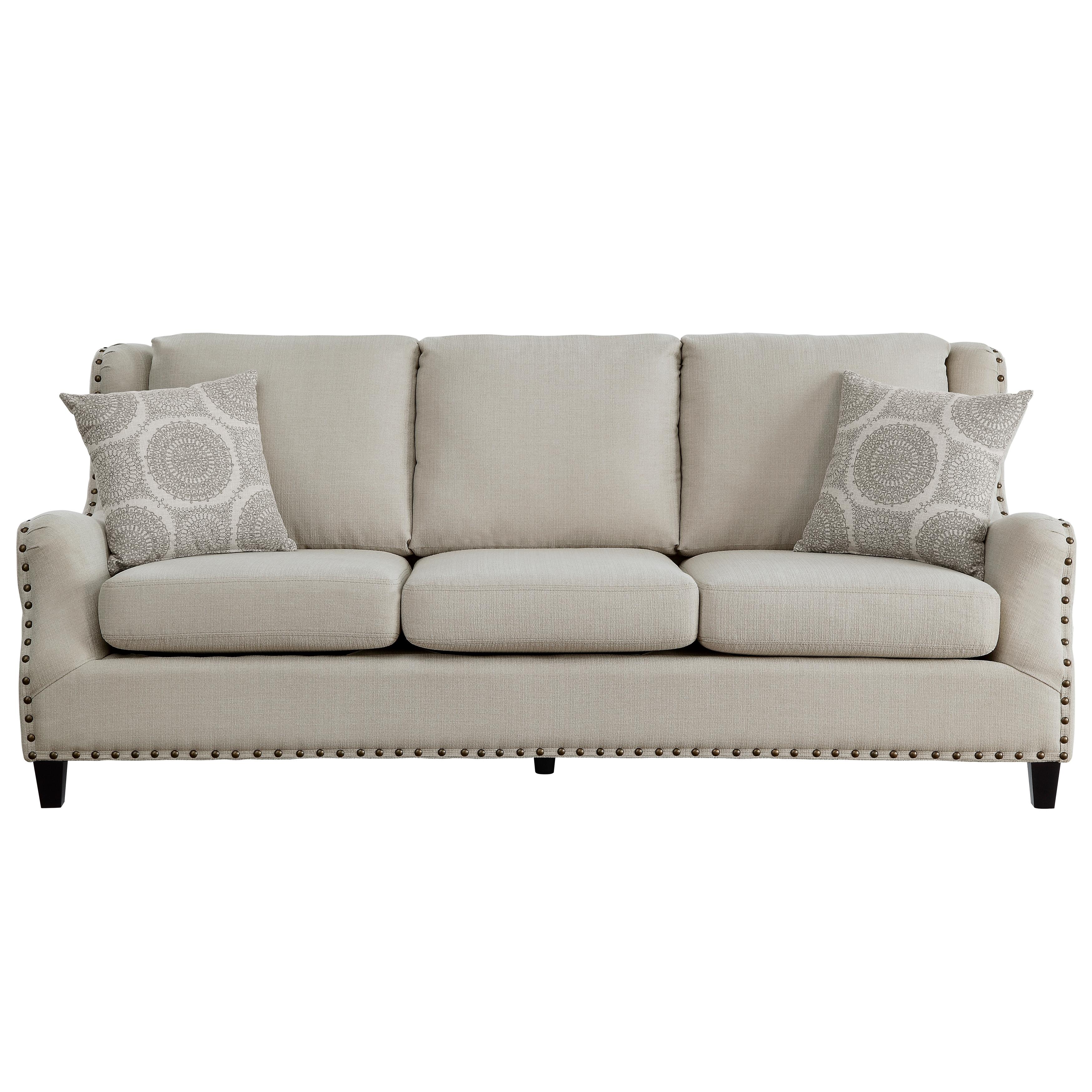 Traditional Sofa 9339BE-3 Halton 9339BE-3 in Beige 