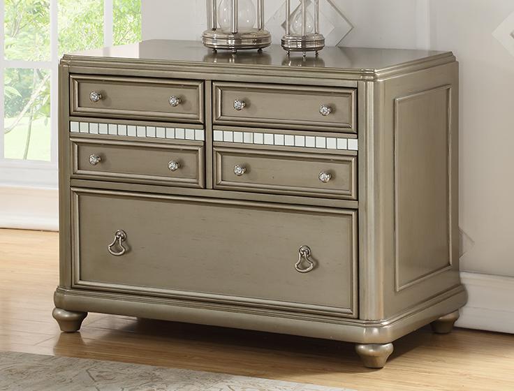 

    
Traditional Beige Wood Credenza desk Ritzville by Coaster
