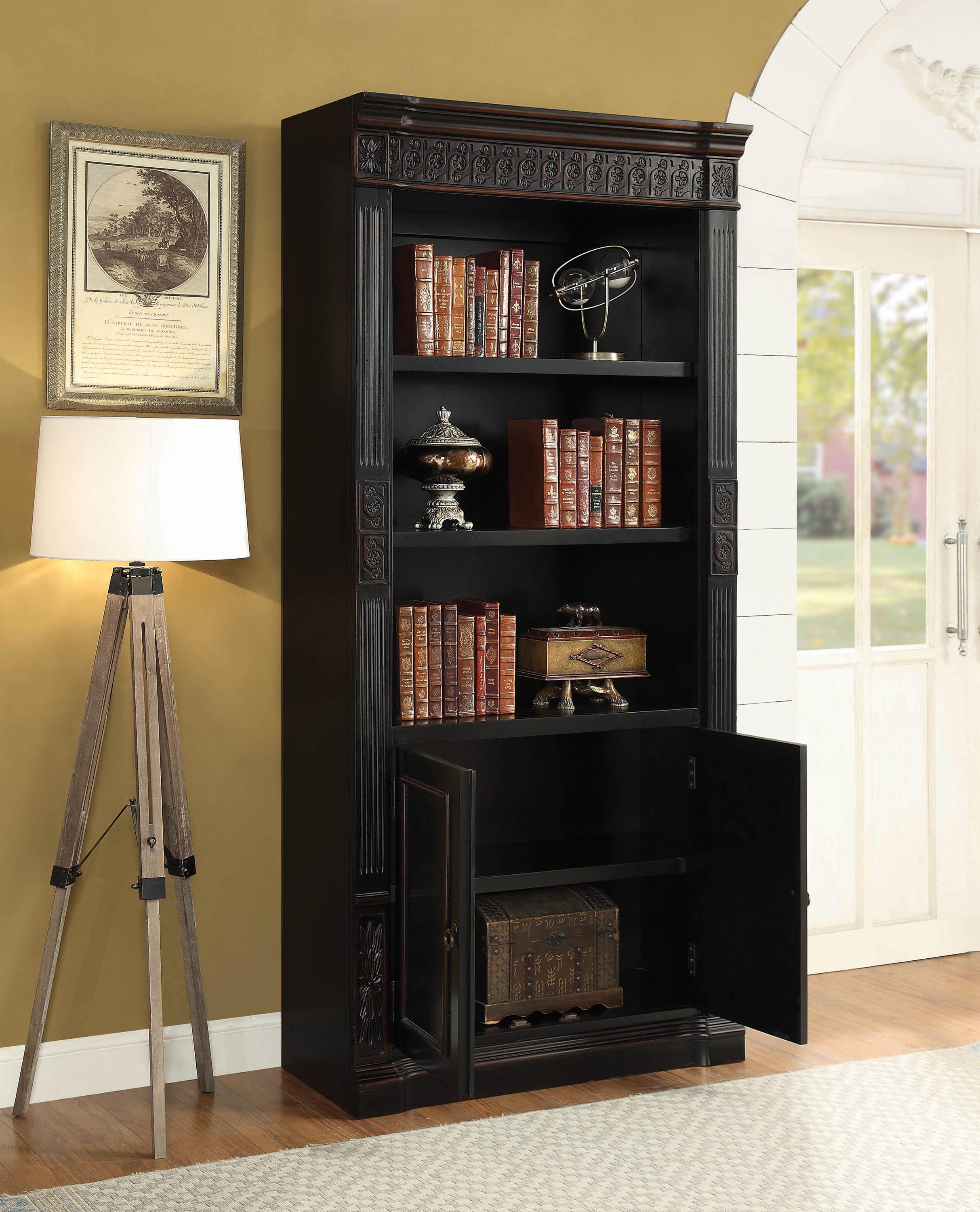 

        
021032211240Traditional Black,Brown Wood Bookcase Rowan by Coaster
