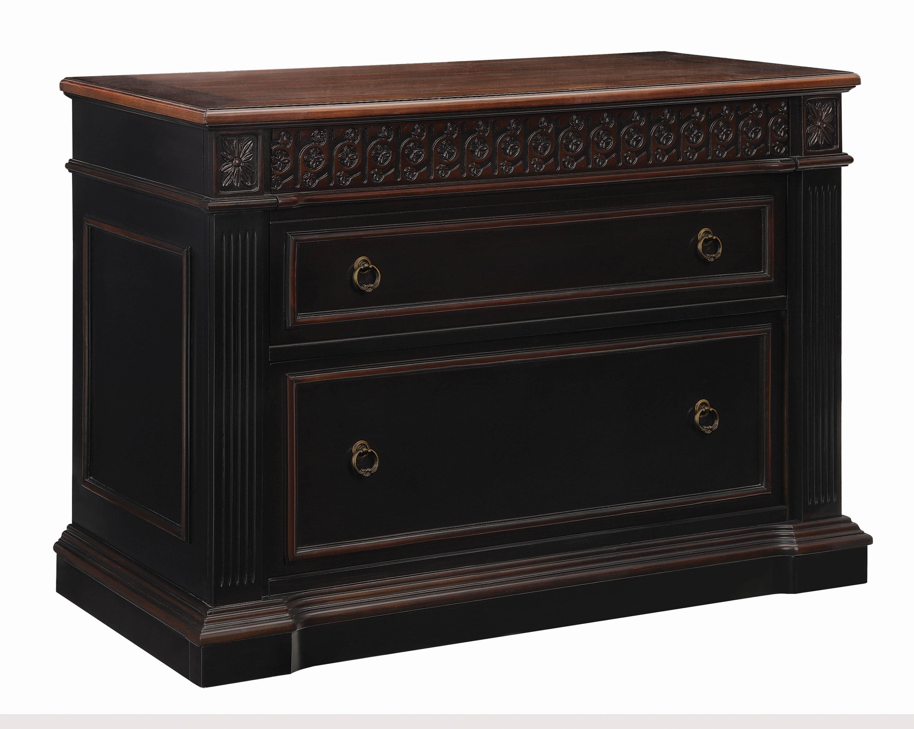 Traditional File Cabinet Rowan 800924 in Brown 