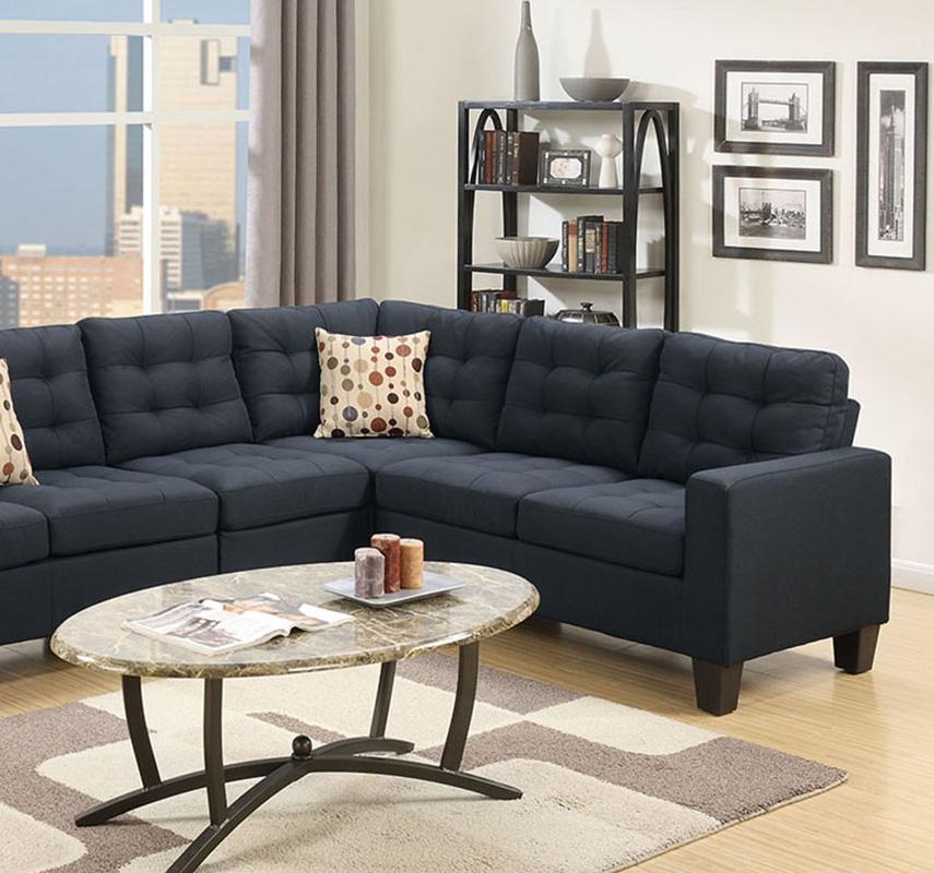 

    
Poundex Furniture F6937 4-Pcs Modular Sectional Black F6937
