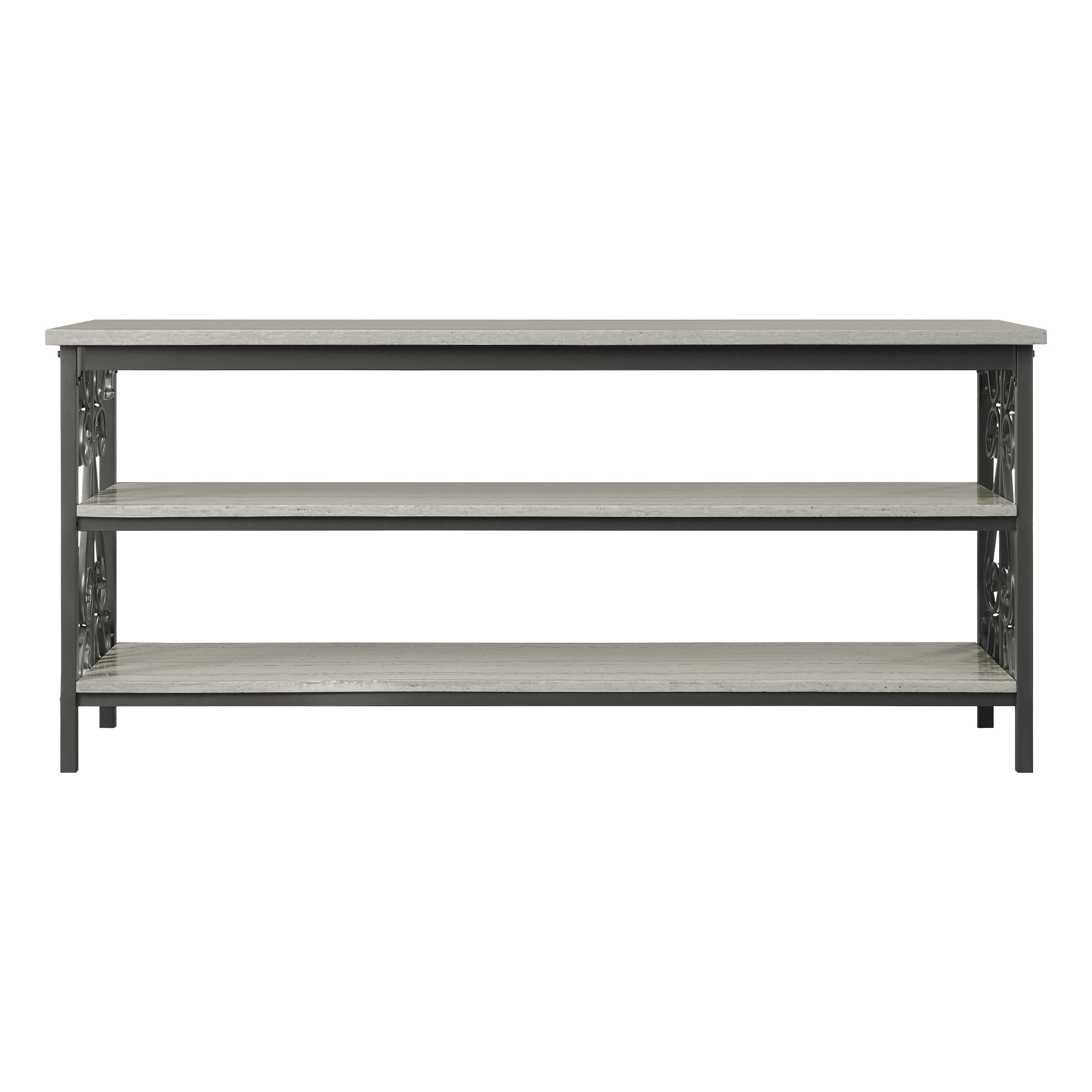 Modern, Traditional TV Stand Fairhope TV Stand 35800-T 35800-T in Gray, Black 