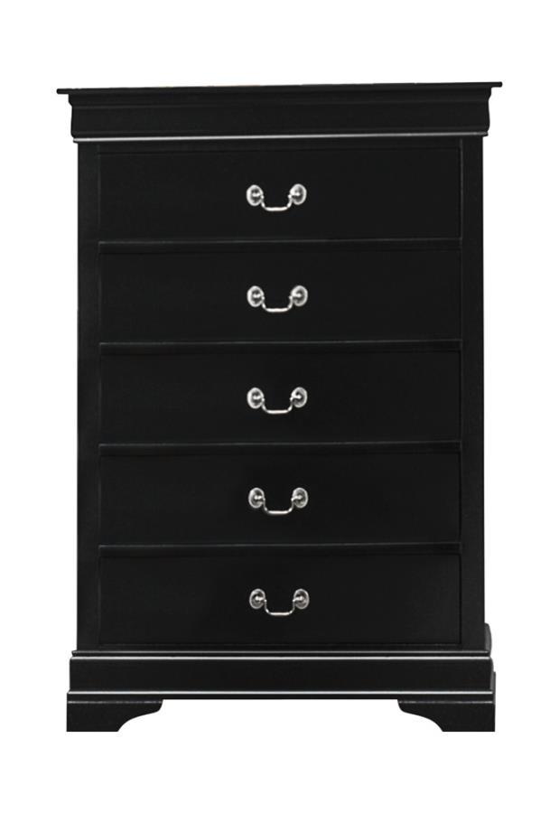 Traditional Chest 203965 Louis Philippe 203965 in Black 