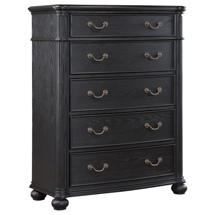 Traditional Chest Celina Chest 224765-C 224765-C in Black 