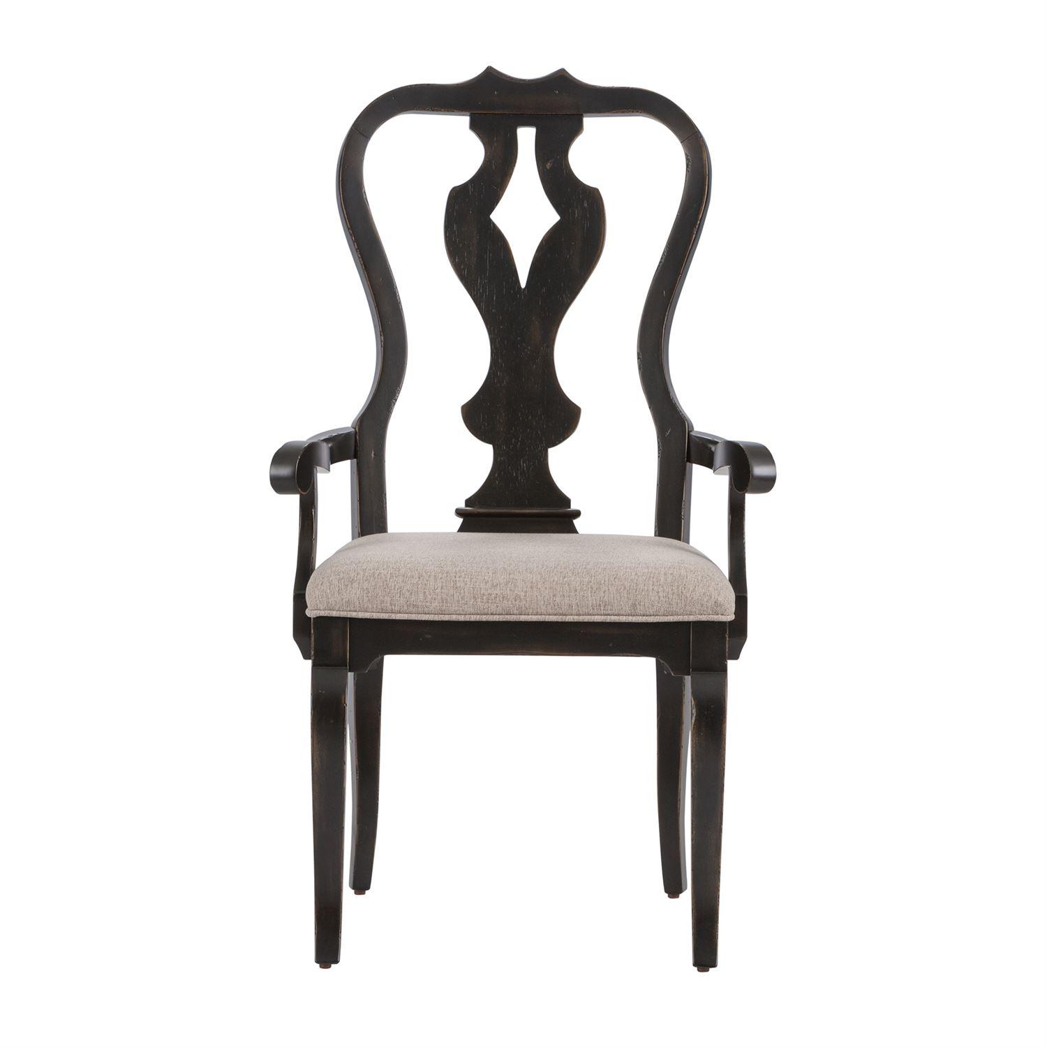 

    
Liberty Furniture Chesapeake  (493-DR) Dining Arm Chair Dining Arm Chair Black 493-C2501A
