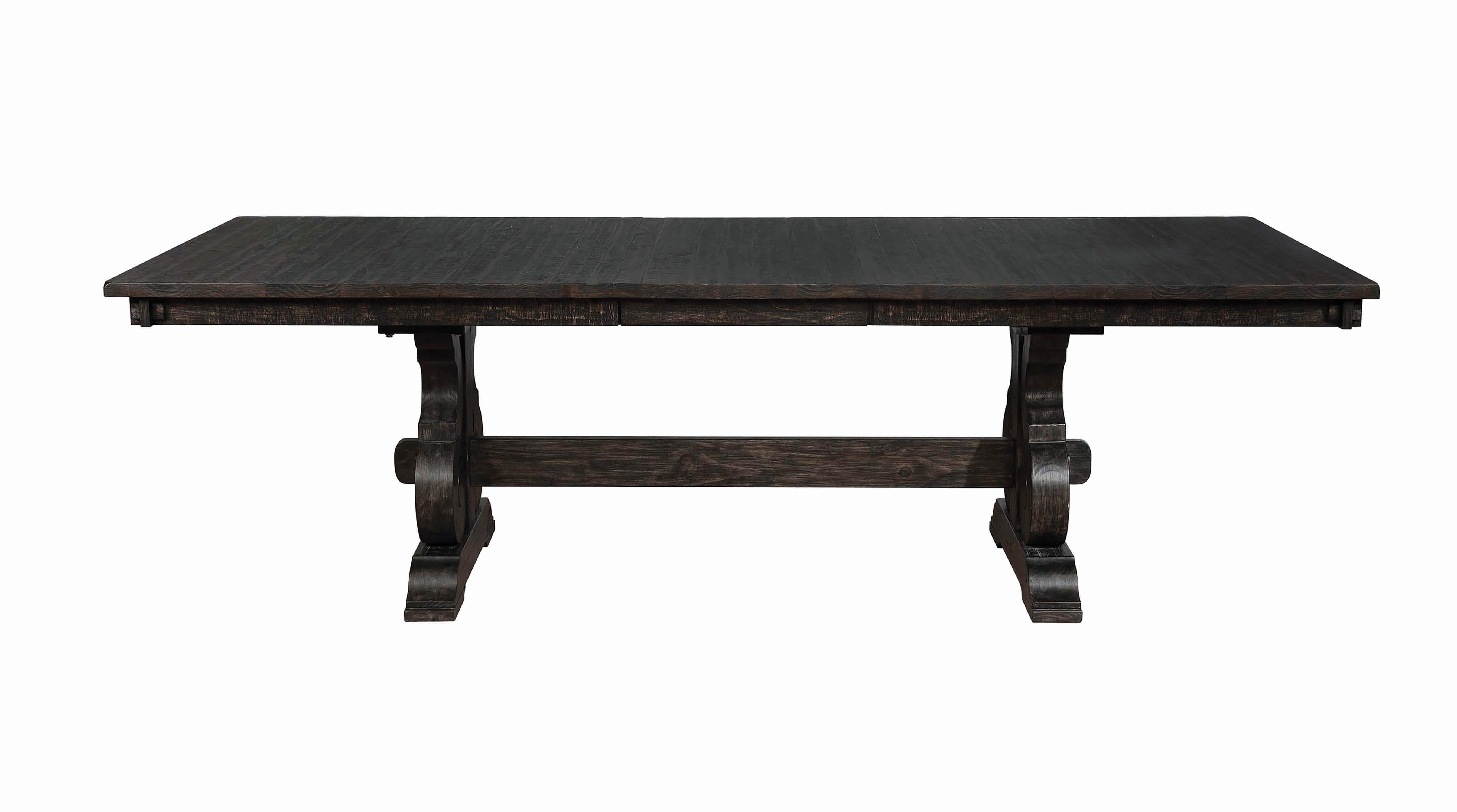 

    
Traditional Black Wood Dining table Whitney by Coaster
