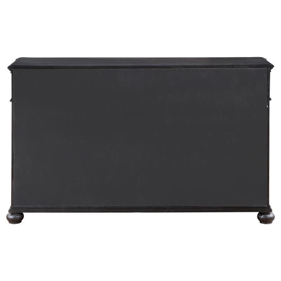 

                    
Buy Traditional Black Wood Dresser With Mirror 2PCS Coaster Celina 224763
