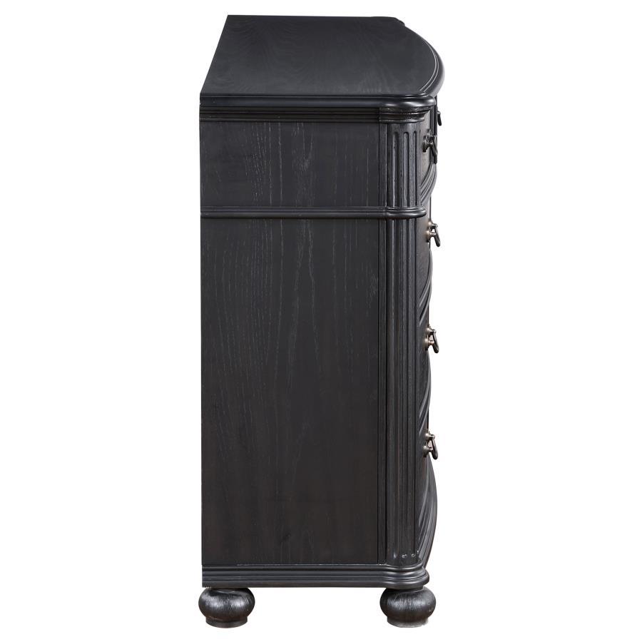 

    
 Shop  Traditional Black Wood Dresser With Mirror 2PCS Coaster Celina 224763
