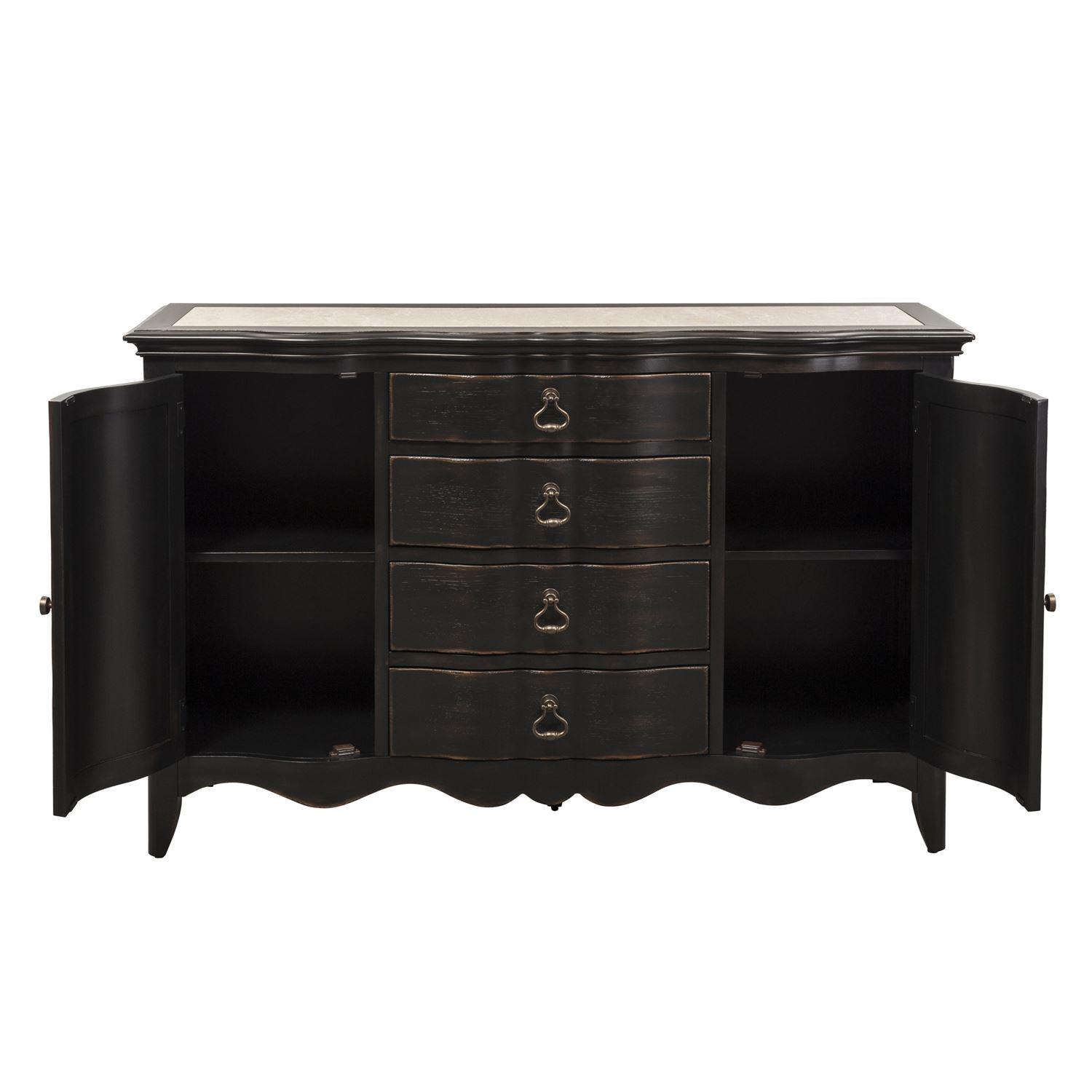 

    
493-SR6038 Antique Black Finish Wood Server Chesapeake (493-DR) Liberty Furniture

