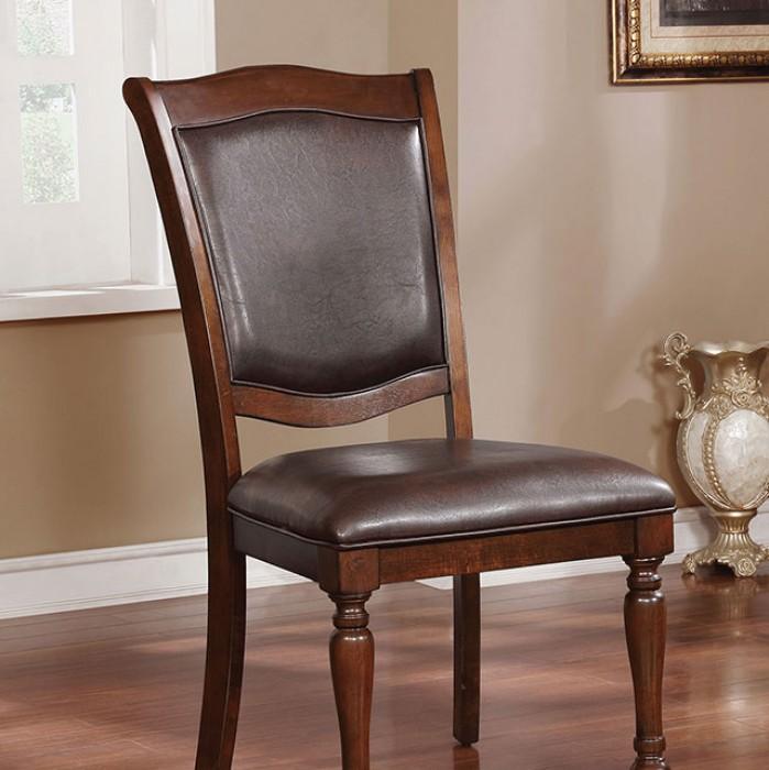

    
Traditional Brown Cherry & Espresso Solid Wood Side Chairs Set 2pcs Furniture of America CM3453SC-2PK Sylvana
