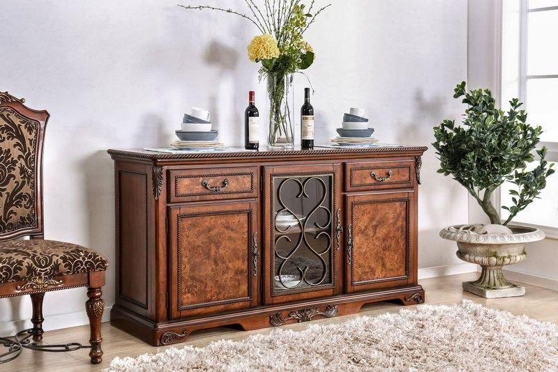 Traditional Buffet CM3788B Lucie CM3788B in Brown 
