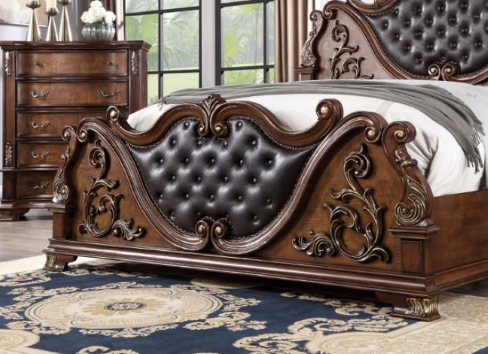 

    
Furniture of America Esparanza King Platform Bed CM7478CH-EK Platform Bed Cherry/Brown CM7478CH-EK
