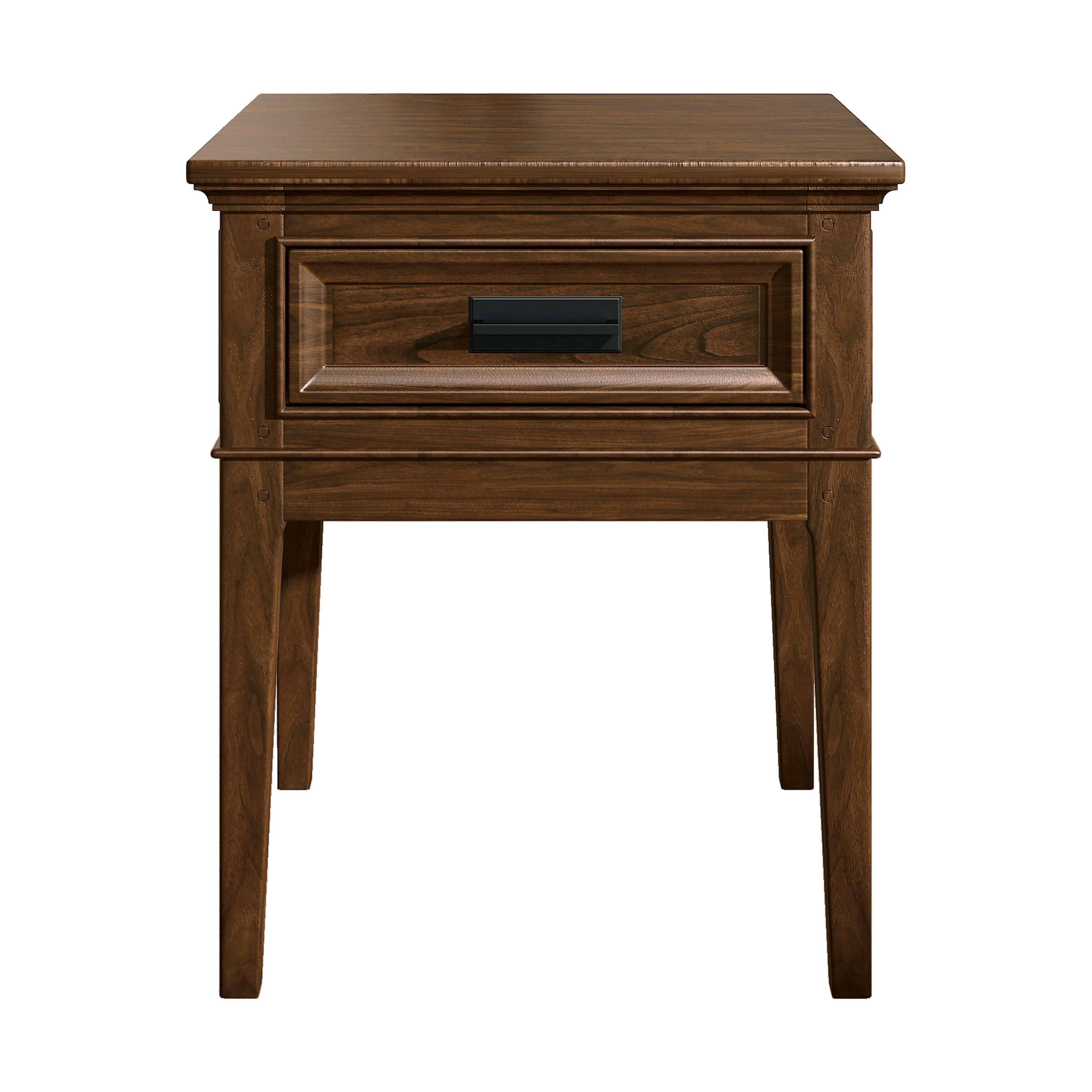 

    
Traditional Brown Cherry Wood End Table Homelegance 1649-04 Frazier Park

