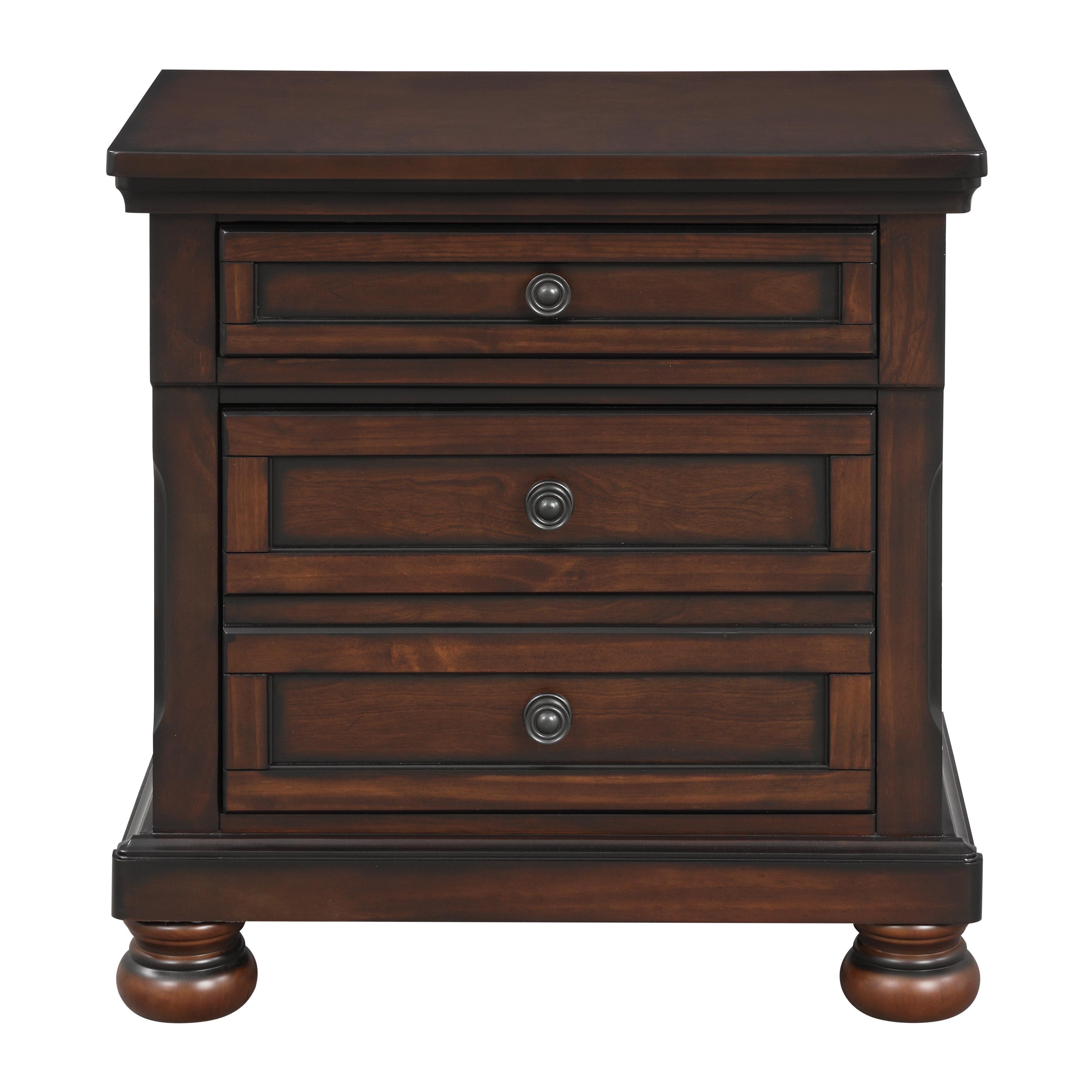 

    
2159-1-3PC Traditional Brown Cherry Wood Queen Bedroom Set 3pcs Homelegance 2159-1* Cumberland
