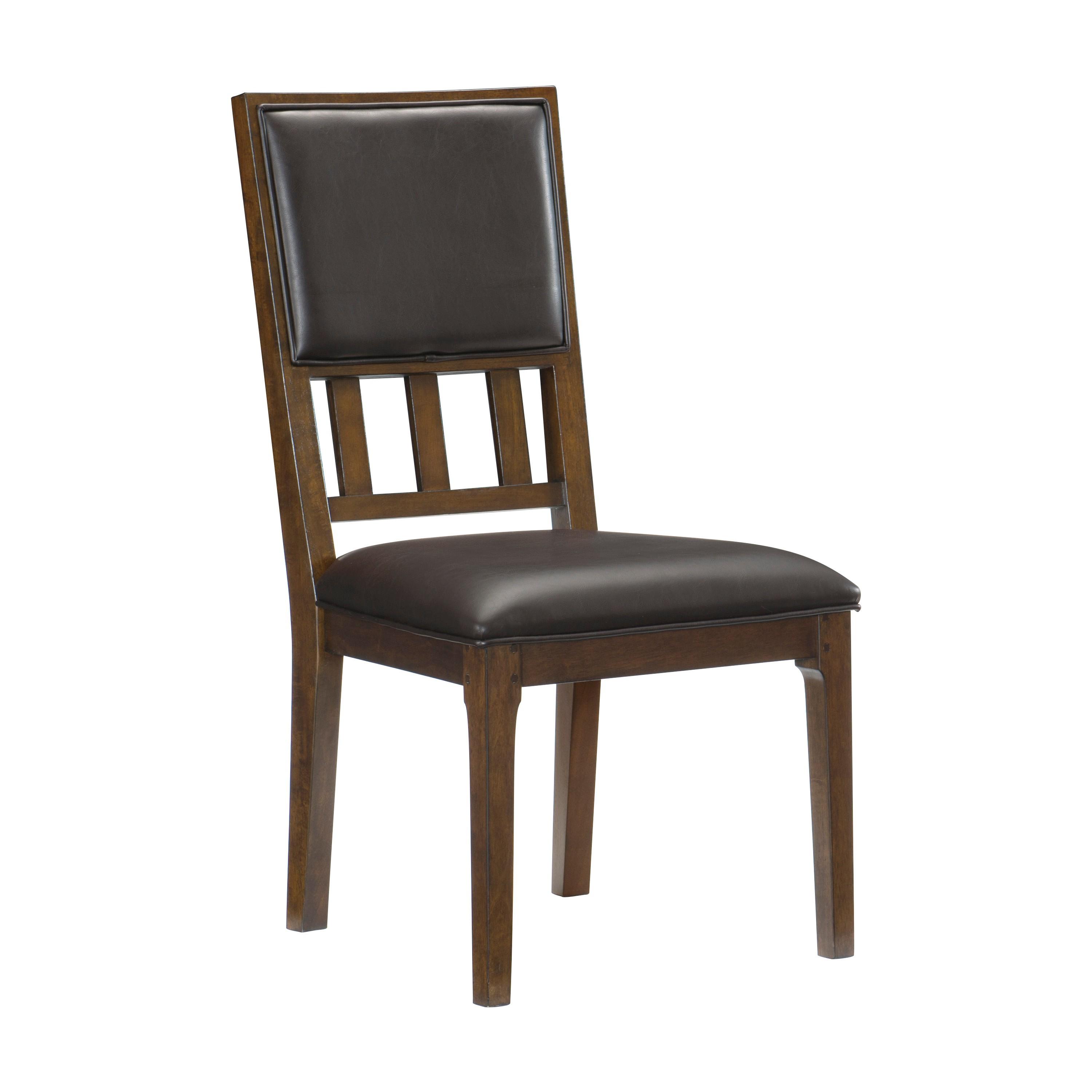 

    
Traditional Brown Cherry Wood Side Chair Set 2pcs Homelegance 1649S Frazier Park
