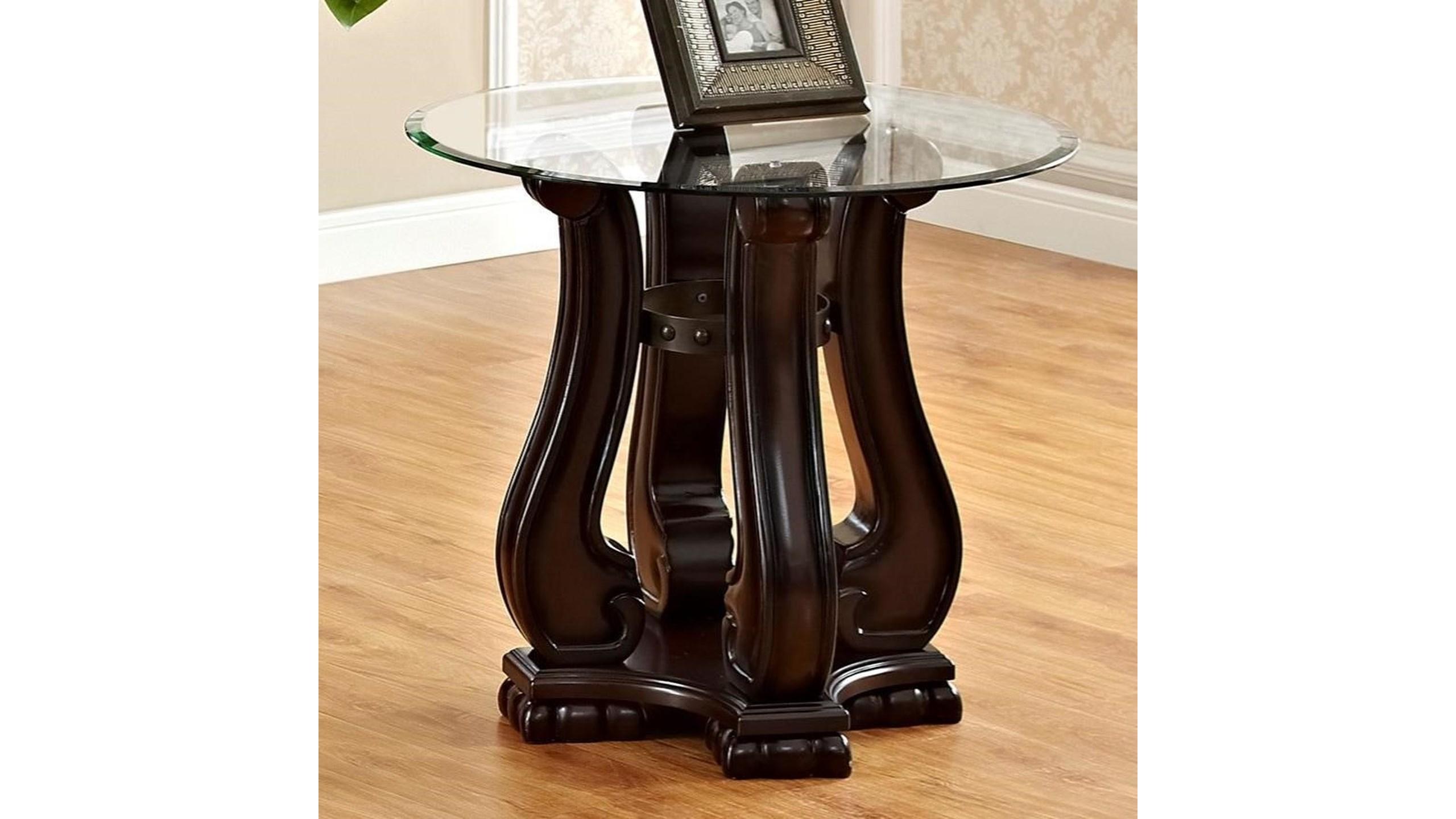 

    
4320-02 Crown Mark End Table
