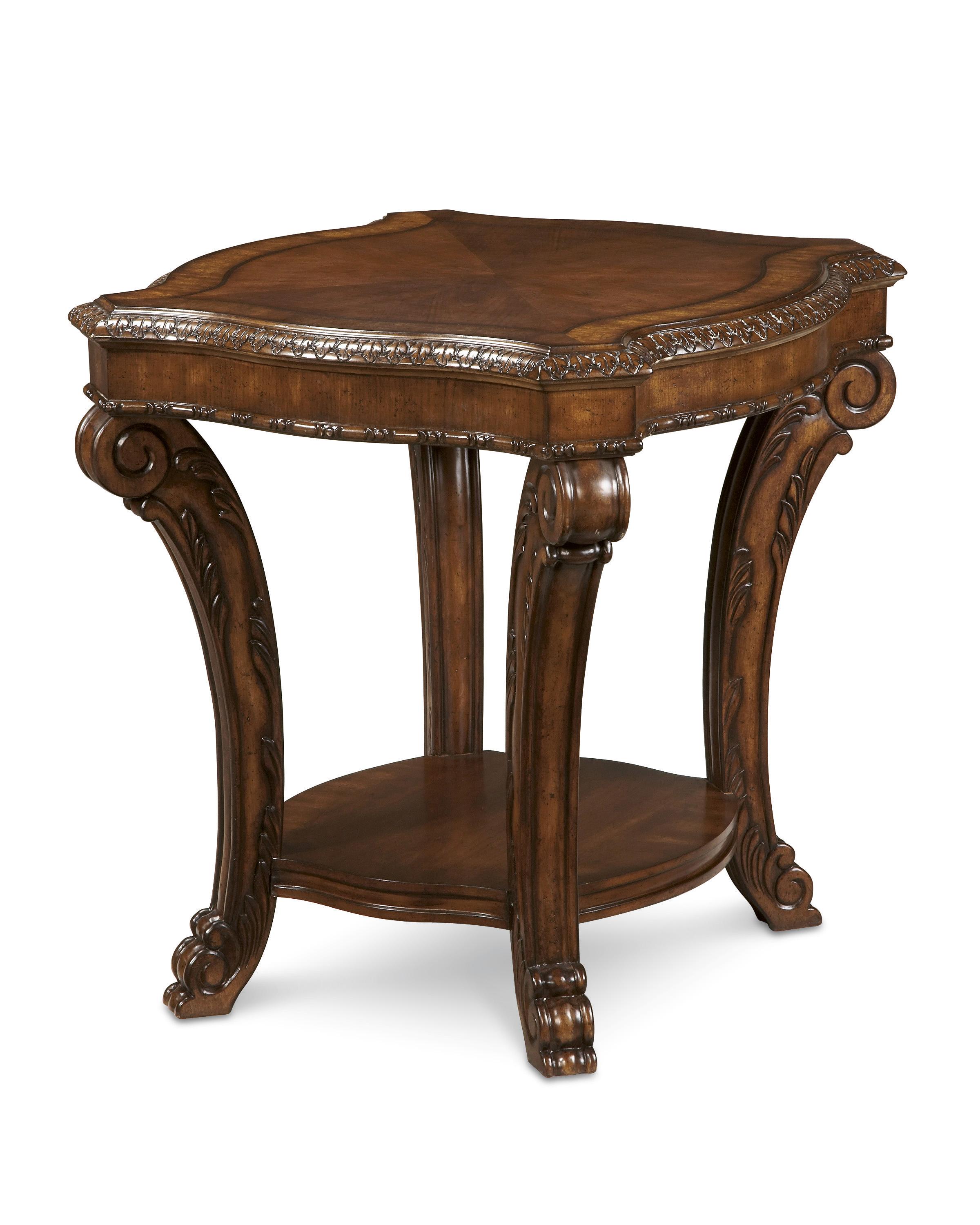 

    
Traditional Old World Rectangular End Table A.R.T.
