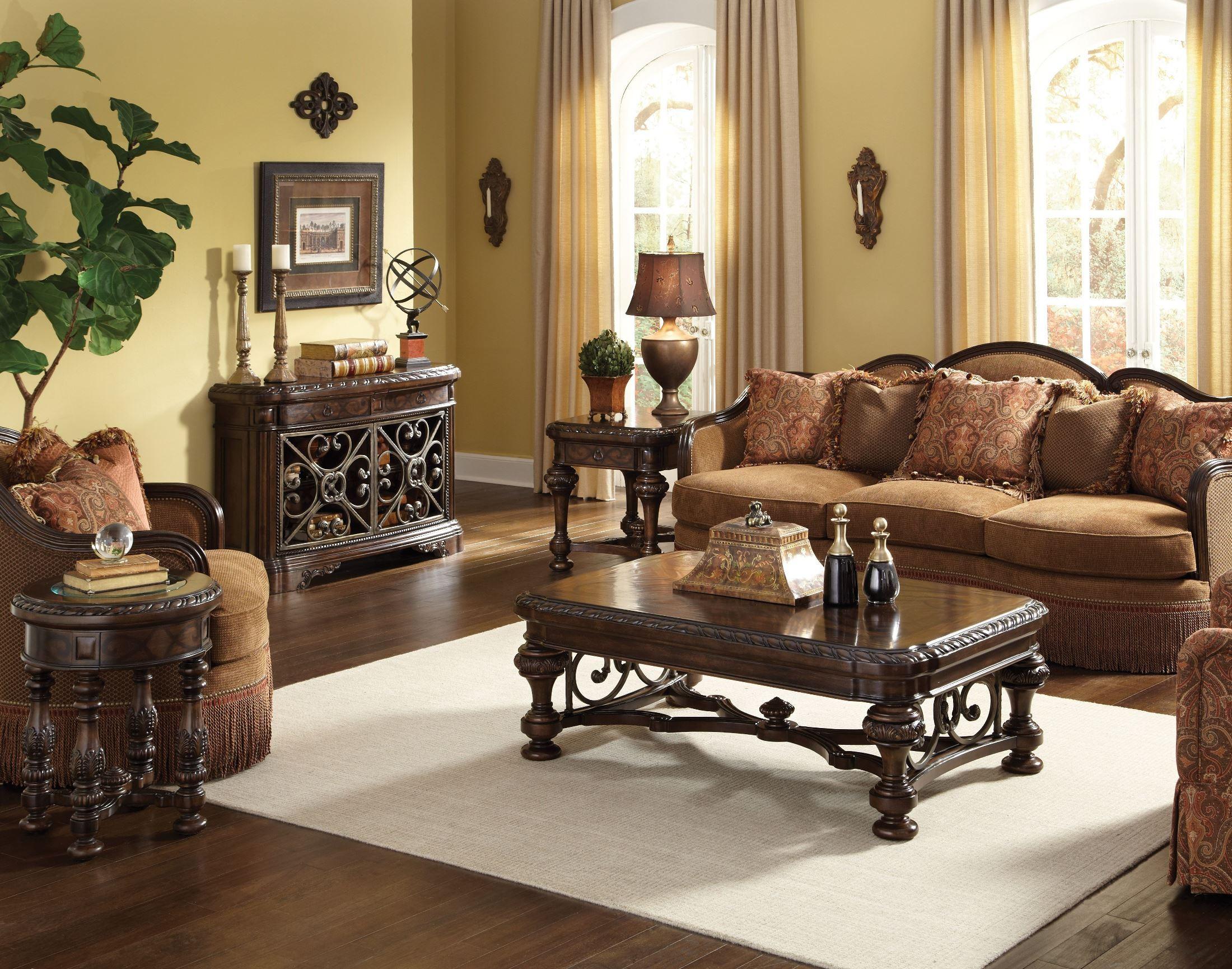 

    
Valencia Coffee Table and End Table Set
